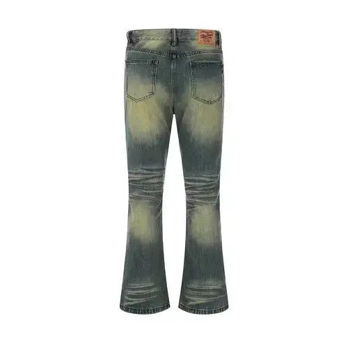 Jean distressed flared fade skate double knee jeans Size US 32 / EU 48 - 2 Thumbnail