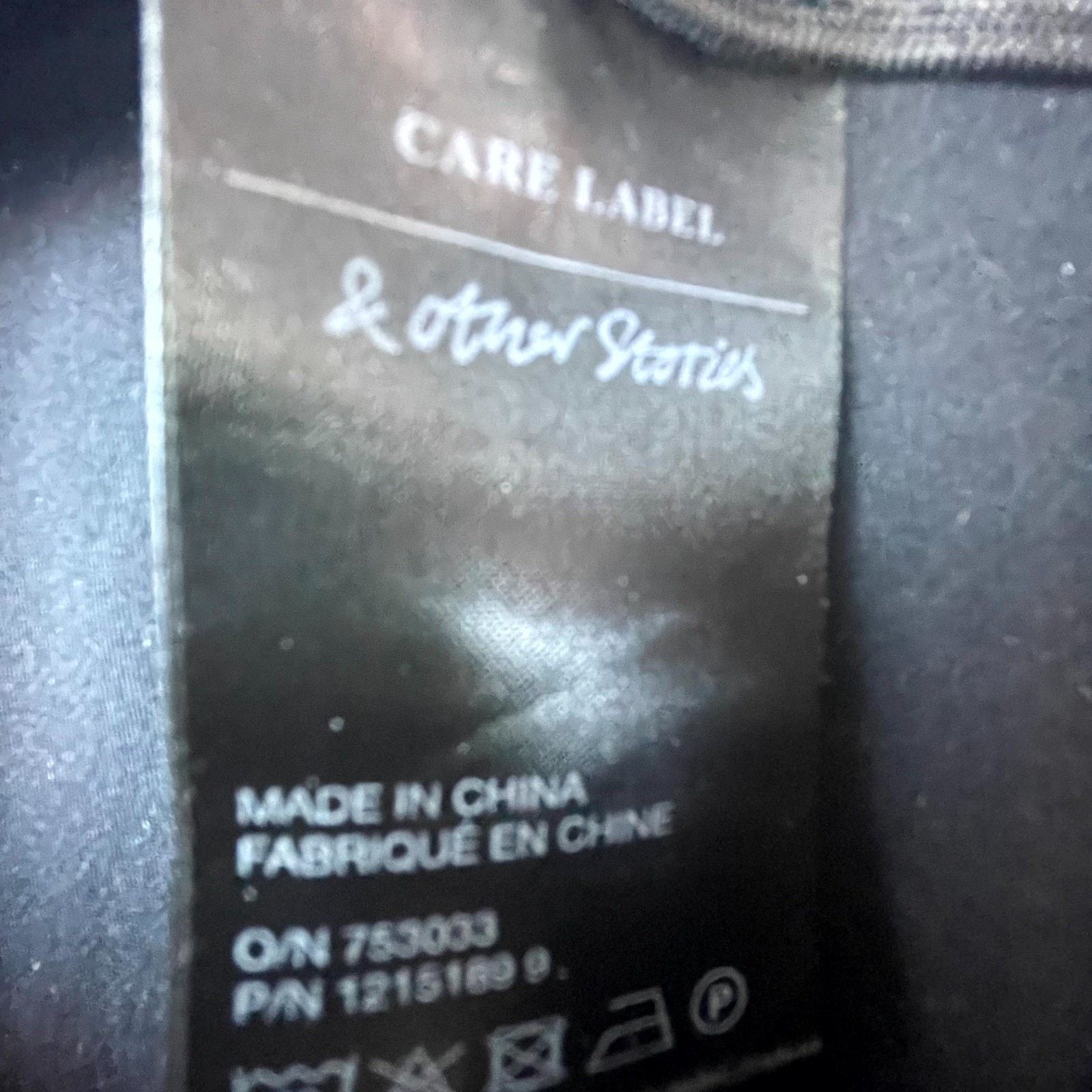 & Other Stories Paris Atelier & Other Stories Pants Womens 10 Black Wide Leg Size 32" / US 10 / IT 46 - 8 Thumbnail