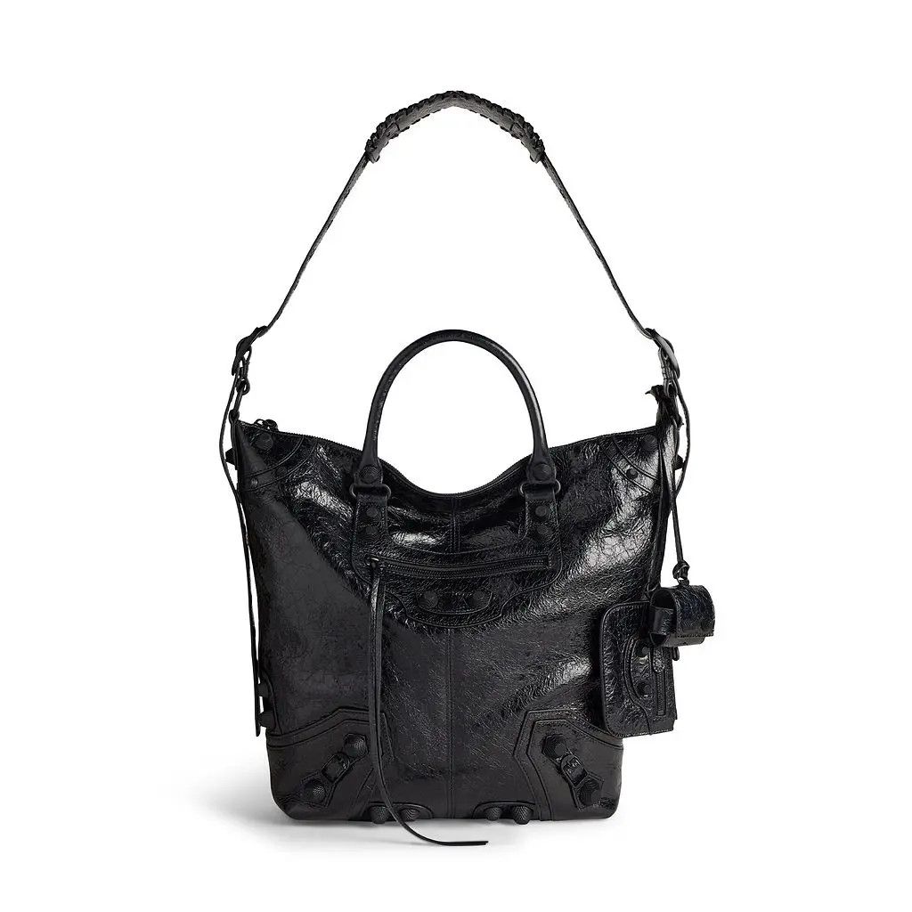 Balenciaga o1mt1gz0425 Size: OS / Le Cagole Medium Tote Bag in Black Size ONE SIZE - 1 Thumbnail