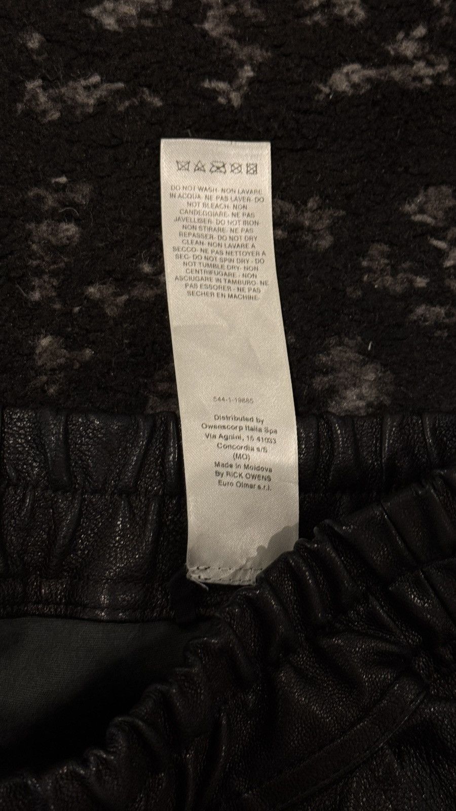Rick Owens BAUHAUS LEATHER PANTS Size US 32 / EU 48 - 6 Thumbnail