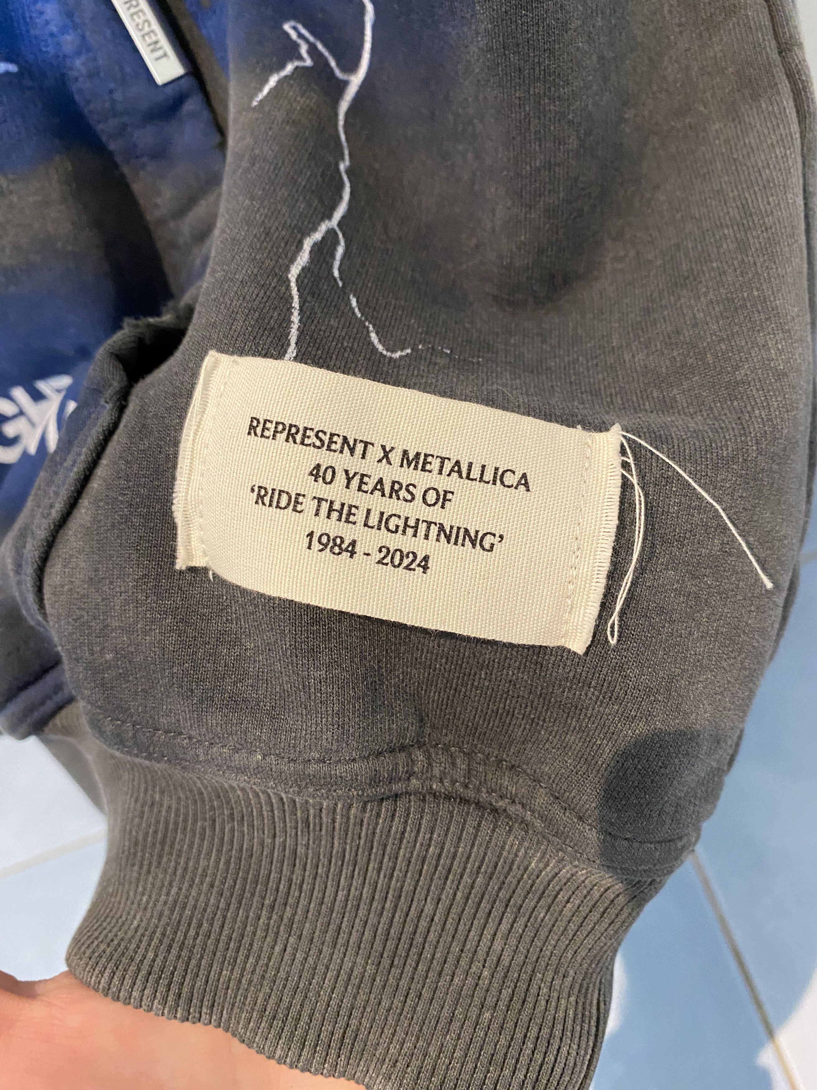 Represent Clo. Represent x Metallica Ride The Lightning Hoodie Size US S / EU 44-46 / 1 - 3 Thumbnail