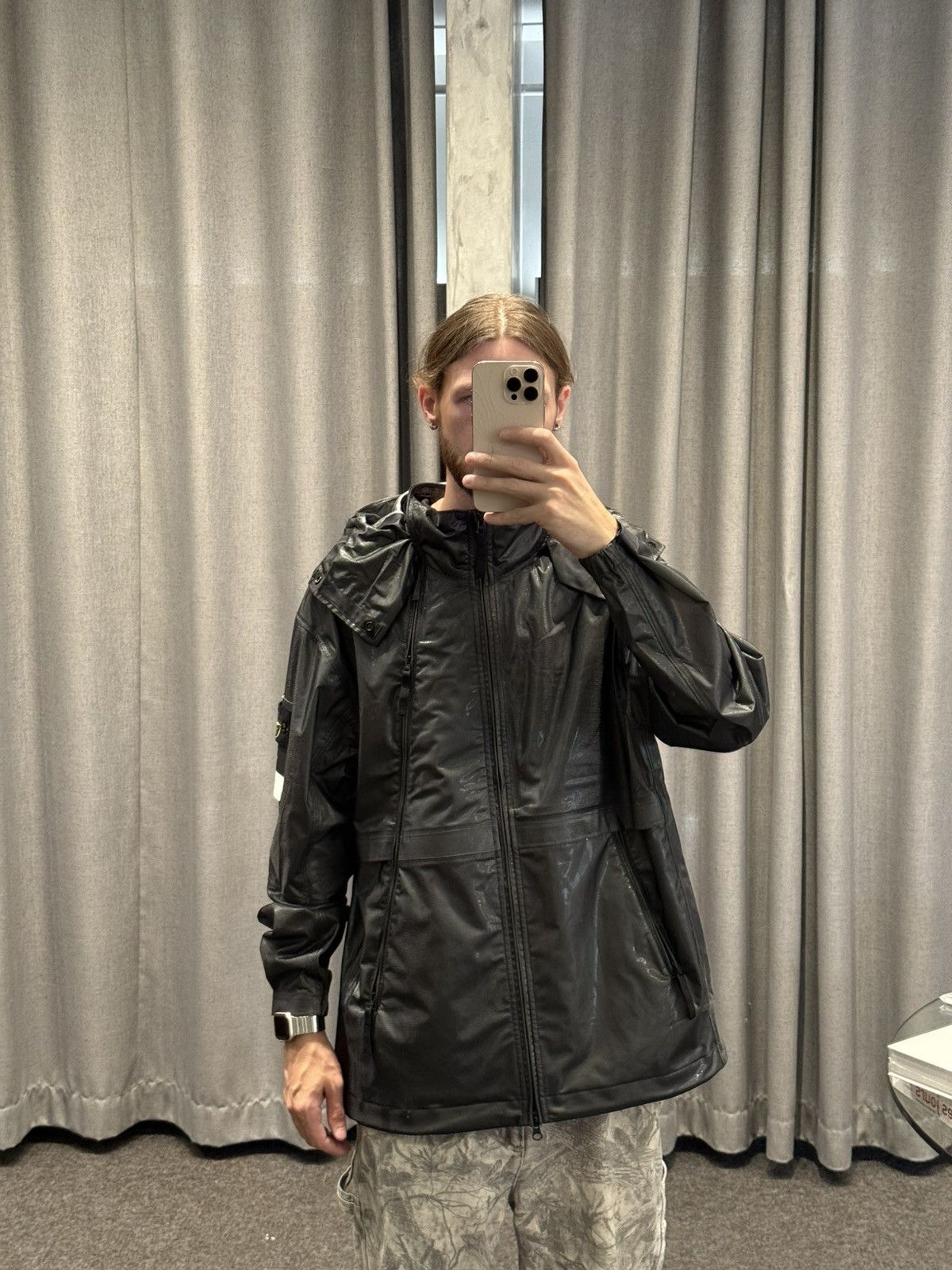 Stone Island 💎Stone Island 💎 Metallic Run Proof Nylon Jacket (XL) 💥 Size US XL / EU 56 / 4 - 11 Thumbnail