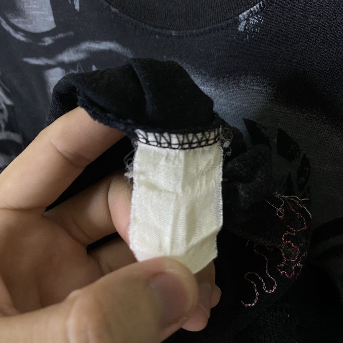 Japanese Brand Sukajan Japan Motive Ed Hardy Karakuri Tamashii Loopwheel T Size US S / EU 44-46 / 1 - 6 Thumbnail