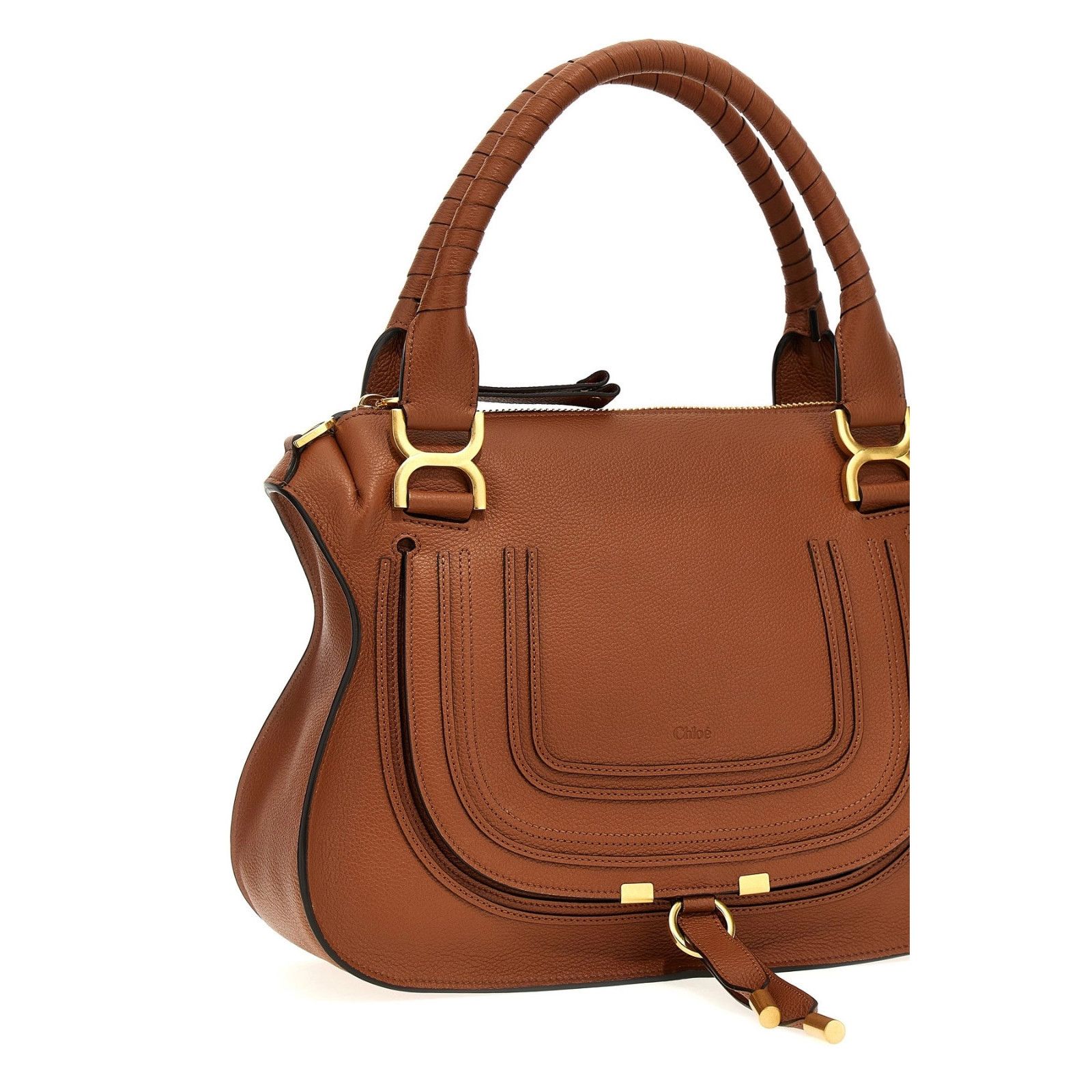 Chloe Chloe Hobo Tan Grained Leather Shoulder Bag New & Authentic Size ONE SIZE - 3 Thumbnail