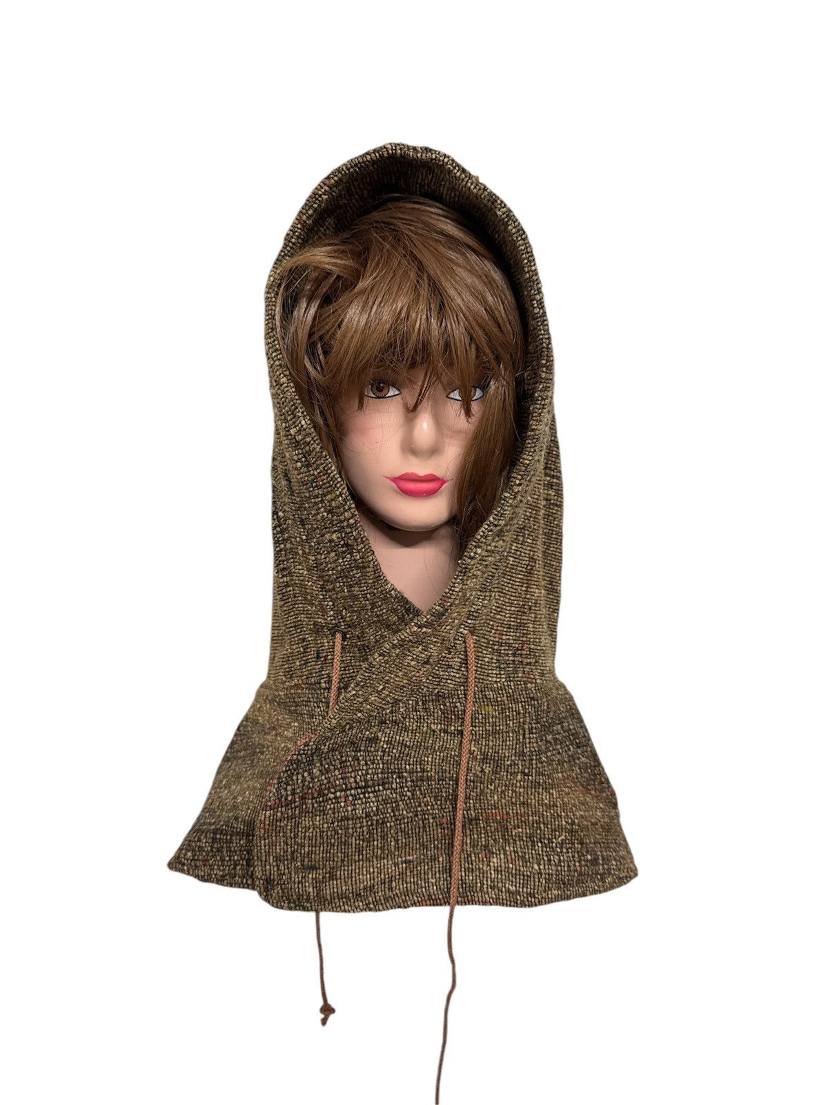 Yohji Yamamoto Rare🔥Vintage Yohji Yamamoto Woolen Snood Hood Size ONE SIZE - 1 Thumbnail