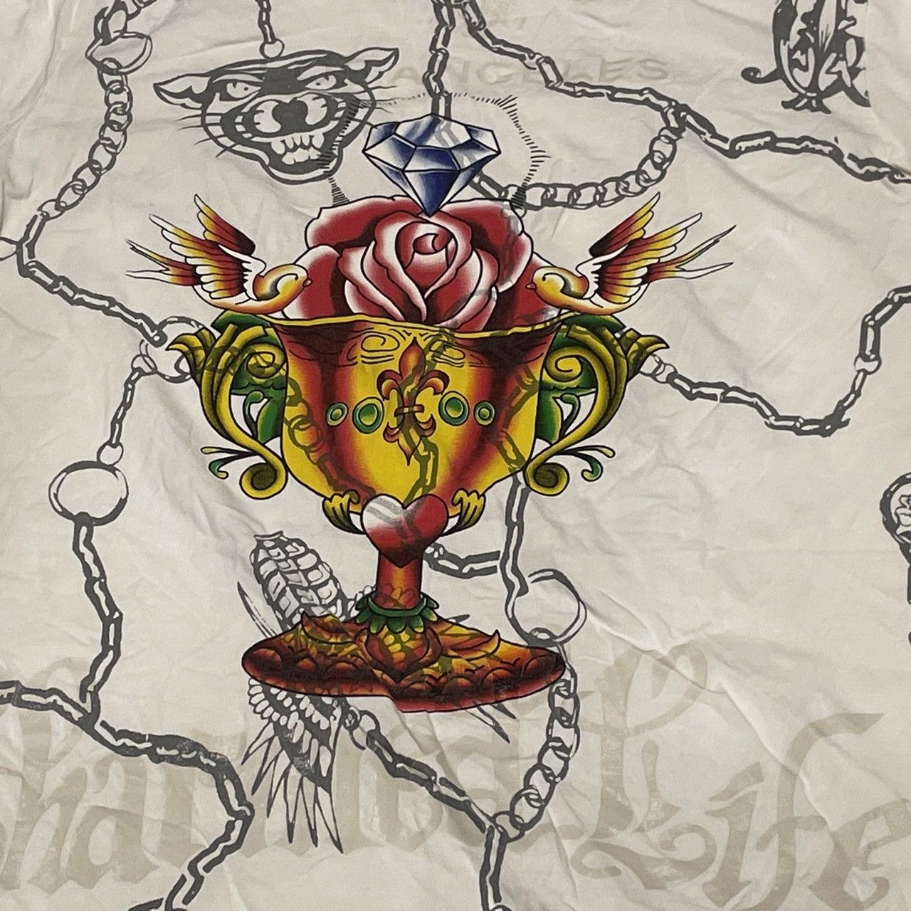 Affliction × Ed Hardy × Tapout Rare Christian Audiguer Tee Y2K Affliction Style Size US M / EU 48-50 / 2 - 4 Thumbnail