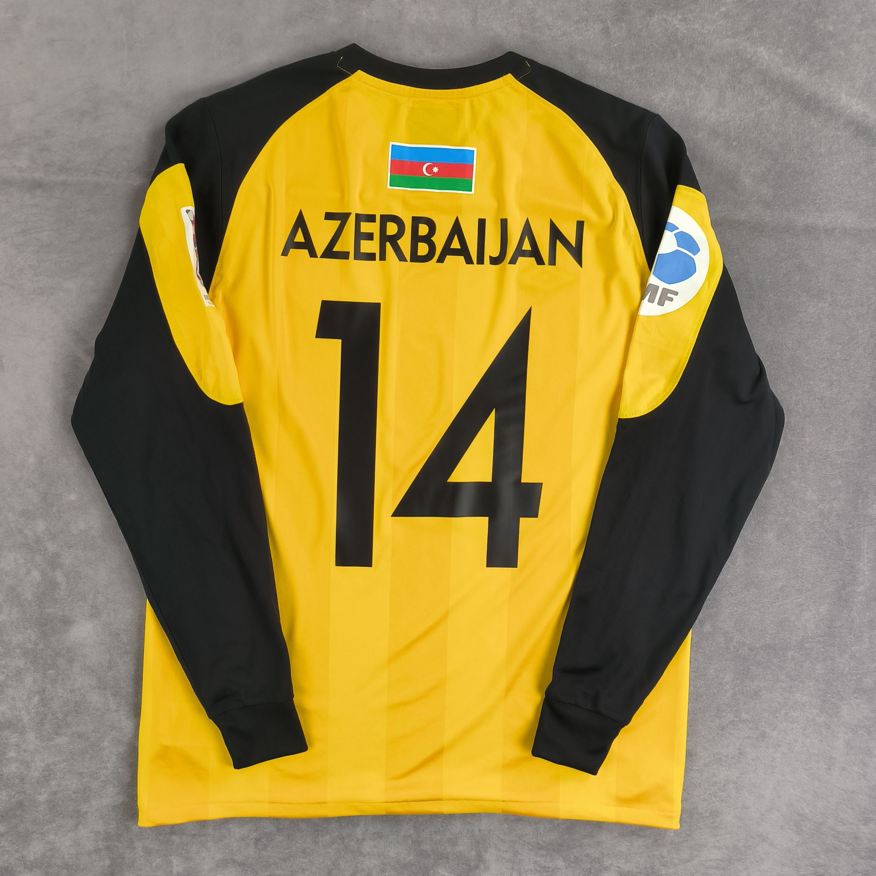 Other Azerbaijan Euro 2022 EMF minifootball GK football jersey S Size US S / EU 44-46 / 1 - 2 Thumbnail