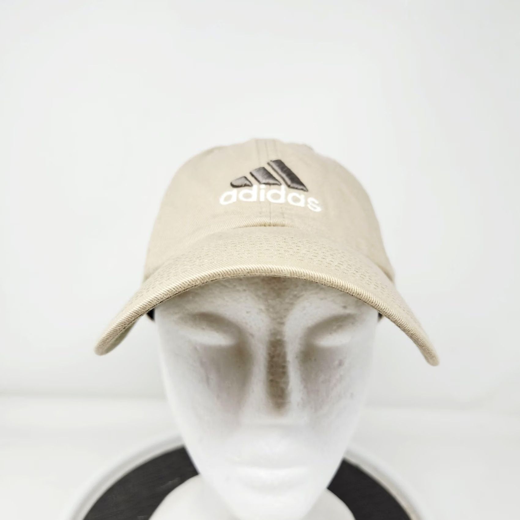 Adidas Adidas Hat Baseball Cap One Size Beige Mens Climalite Twill Logo Strap Back Cap Size ONE SIZE - 2 Thumbnail