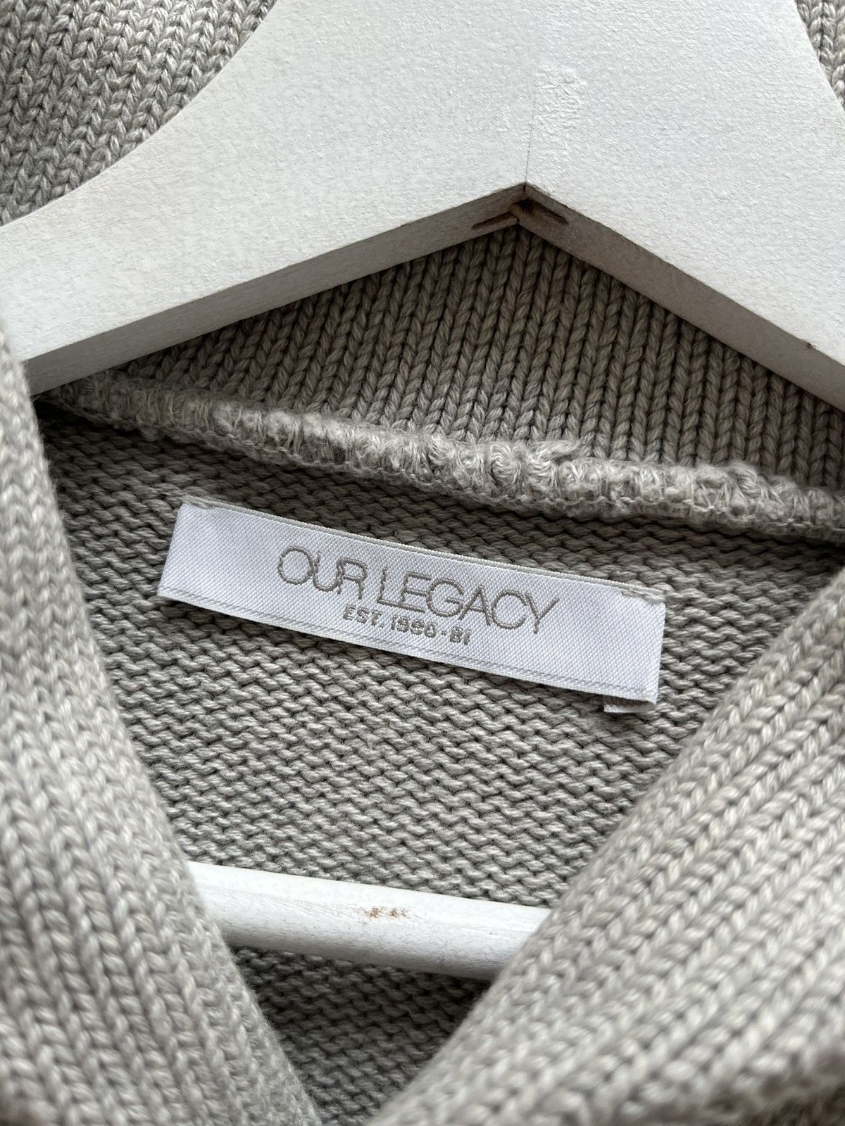 Our Legacy Our Legacy Heavy Knit Sweater V-neck Button Up Size US M / EU 48-50 / 2 - 4 Thumbnail