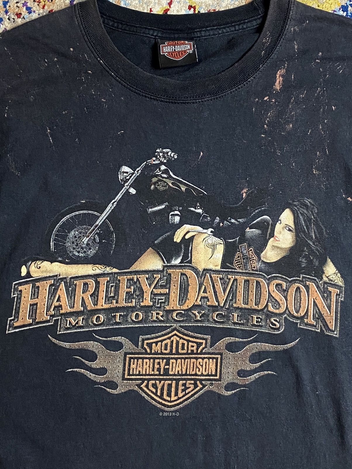 Harley Davidson HARLEY DAVIDSON ATLANTA GEORGIA 2013 HD COPYRIGHTS SS TEES Size US L / EU 52-54 / 3 - 6 Thumbnail