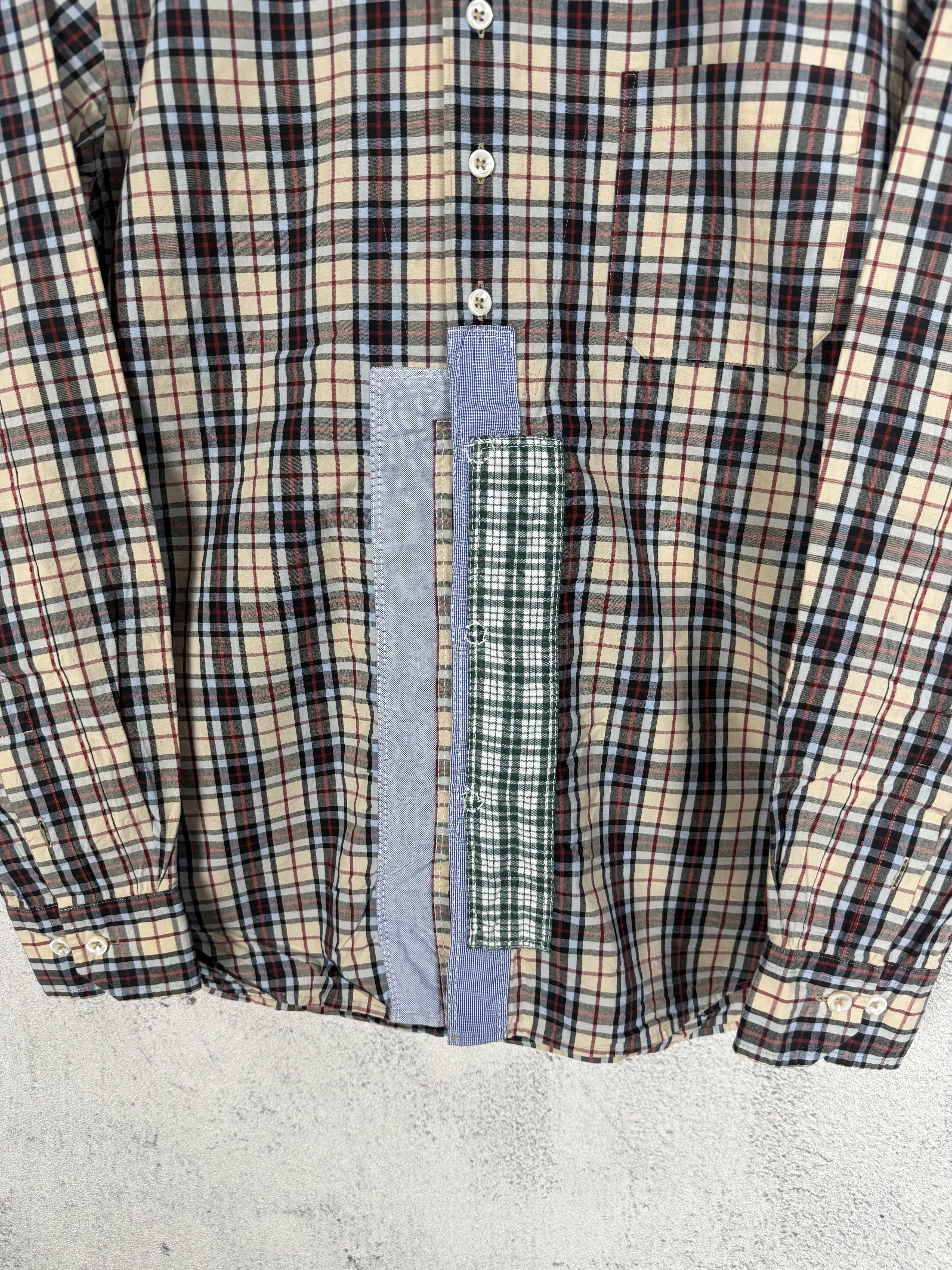 Comme des Garcons Comme Des Garcons Reconstructed Patchwork Plaid Shirt Size US S / EU 44-46 / 1 - 3 Thumbnail