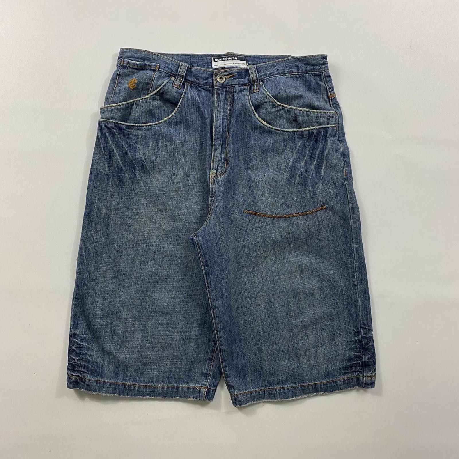 Rocawear Y2K Roca Wear Baggy Jorts Size US 34 / EU 50 - 3 Thumbnail