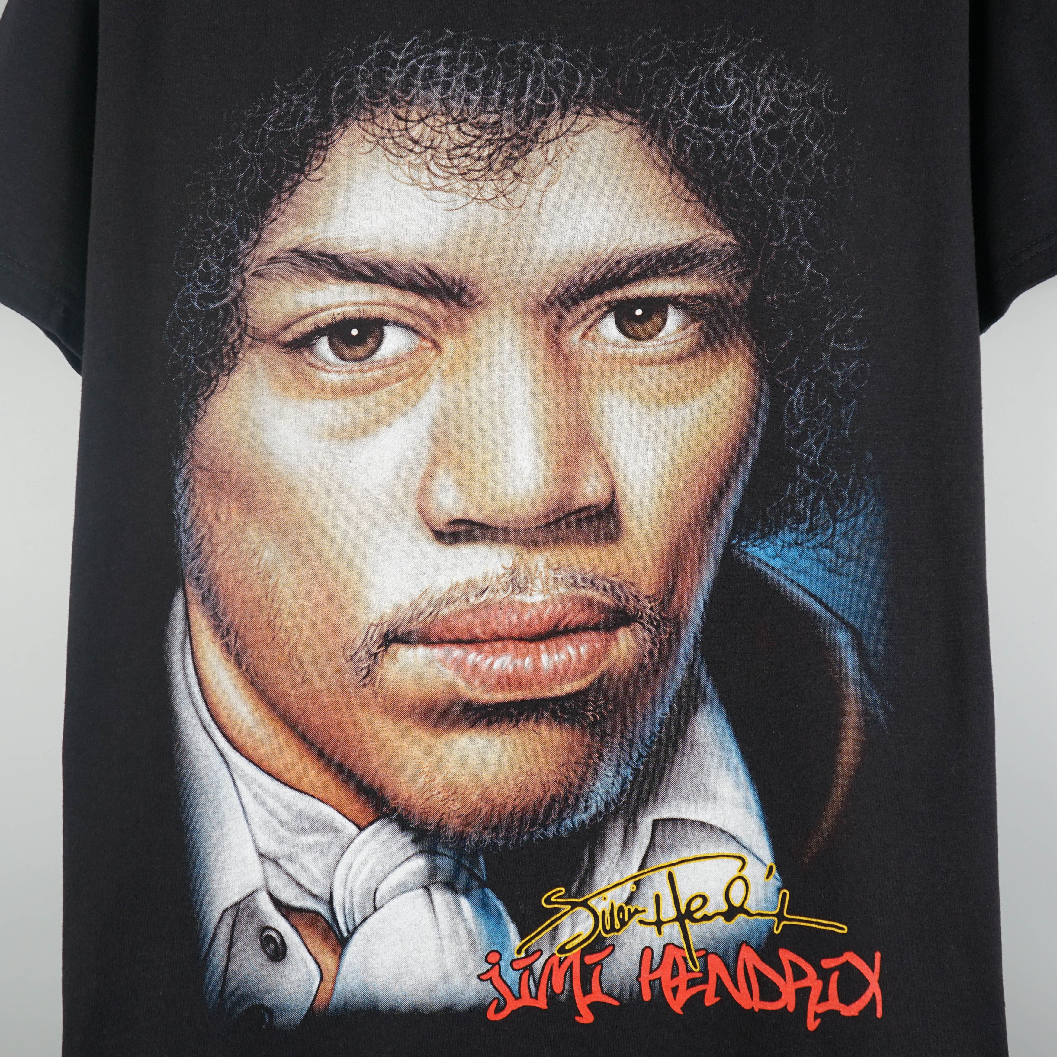 Band Tees × Jimi Hendrix × Vintage Vintage 1990s Jimi Hendrix T-Shirt Size US L / EU 52-54 / 3 - 2 Thumbnail