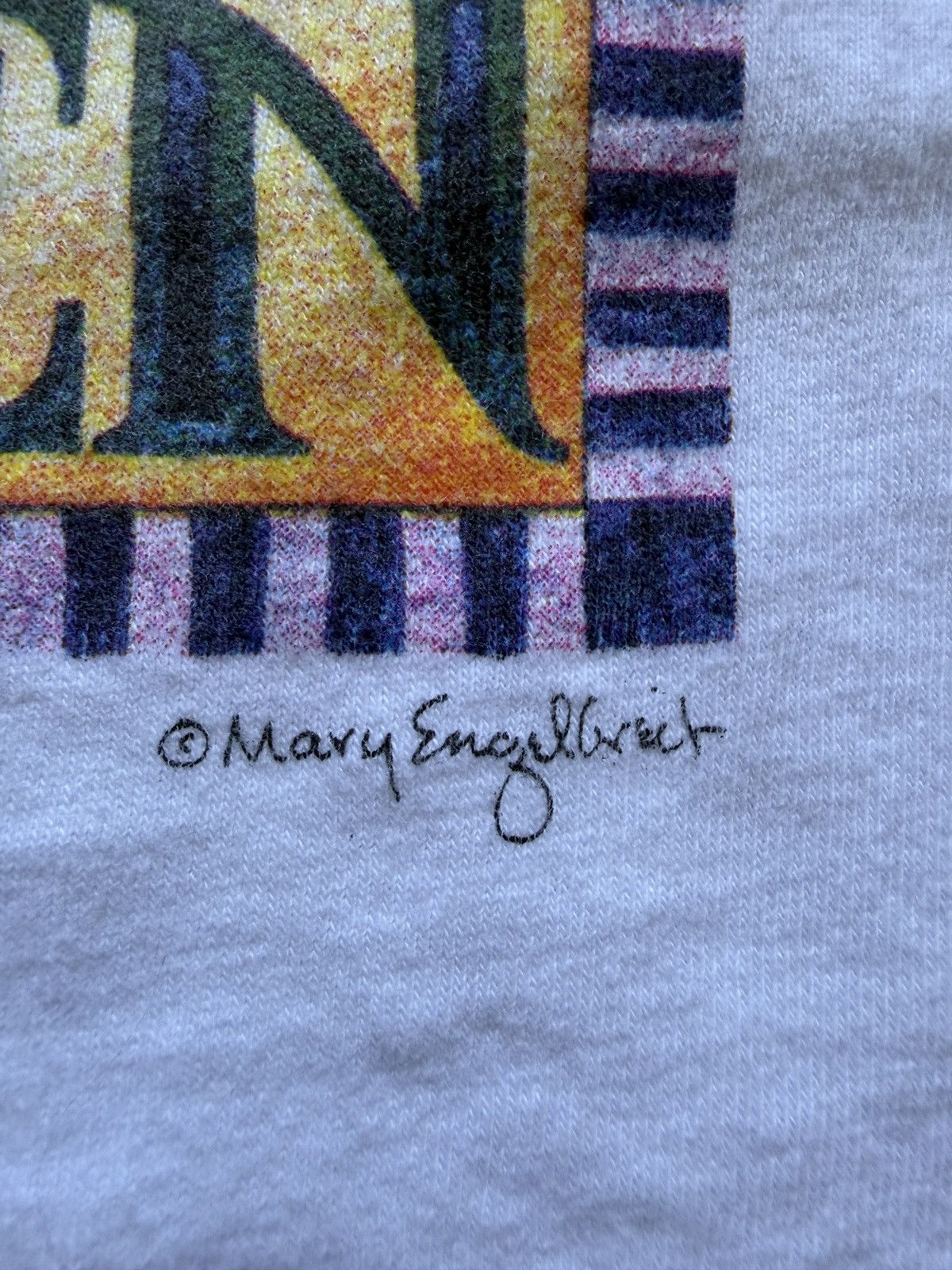 Vintage Vintage 90s It's Good to be Queen Art Graphic Tee Size US XL / EU 56 / 4 - 3 Thumbnail