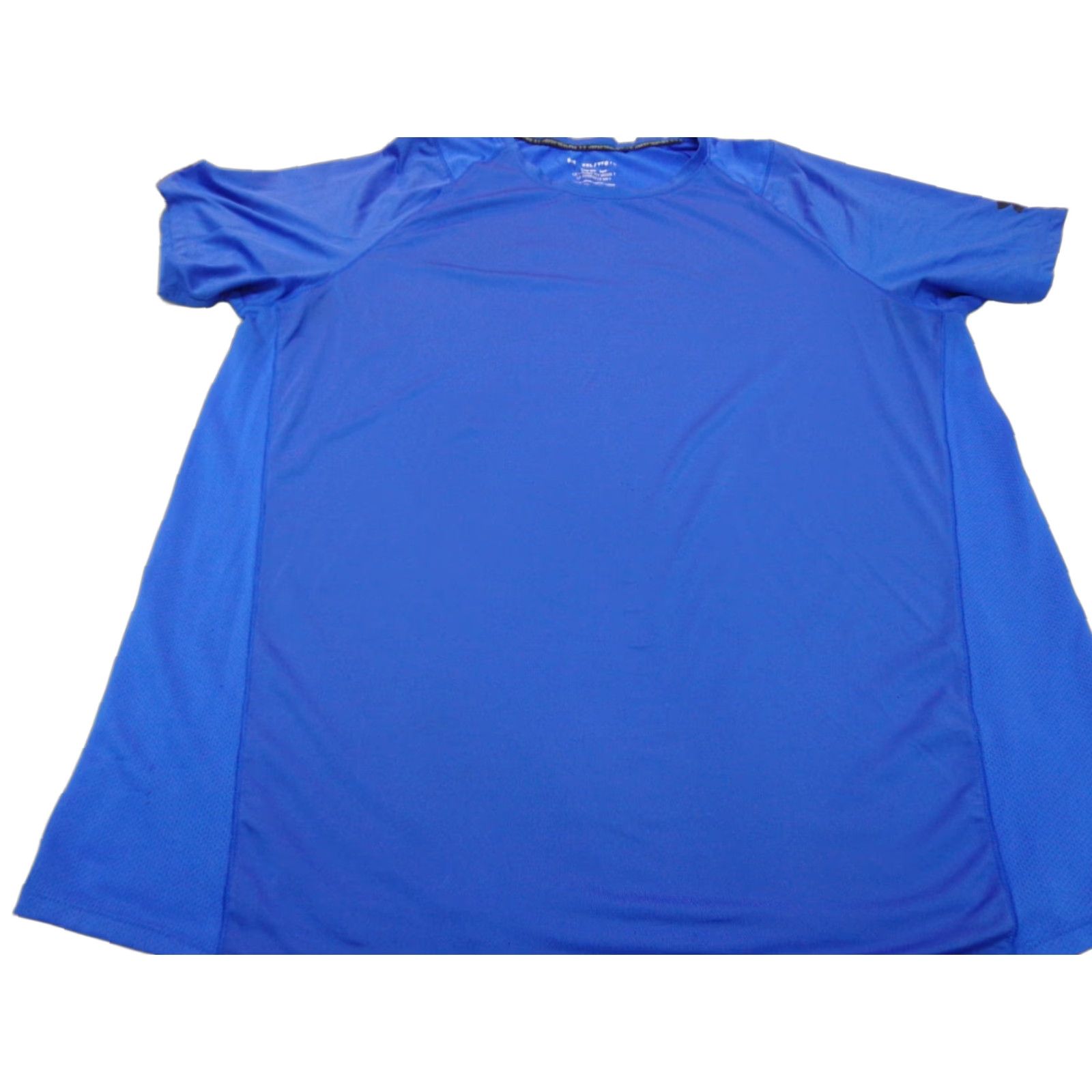 Under Armour Under Armour The Tech Tee T-Shirt Mens 2XL Royal Blue Heat Gear MSK1 Logo Easy Care Short Sleeve Crew Neck Shirt Edges: N/A Size US XXL / EU 58 / 5 - 1 Thumbnail