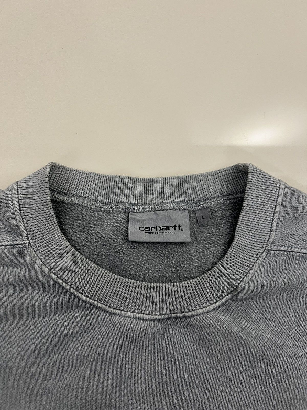 Carhartt Wip Carhartt WIP Vista Dyed Logo Grey Sweatshirt Size US XXL / EU 58 / 5 - 4 Thumbnail