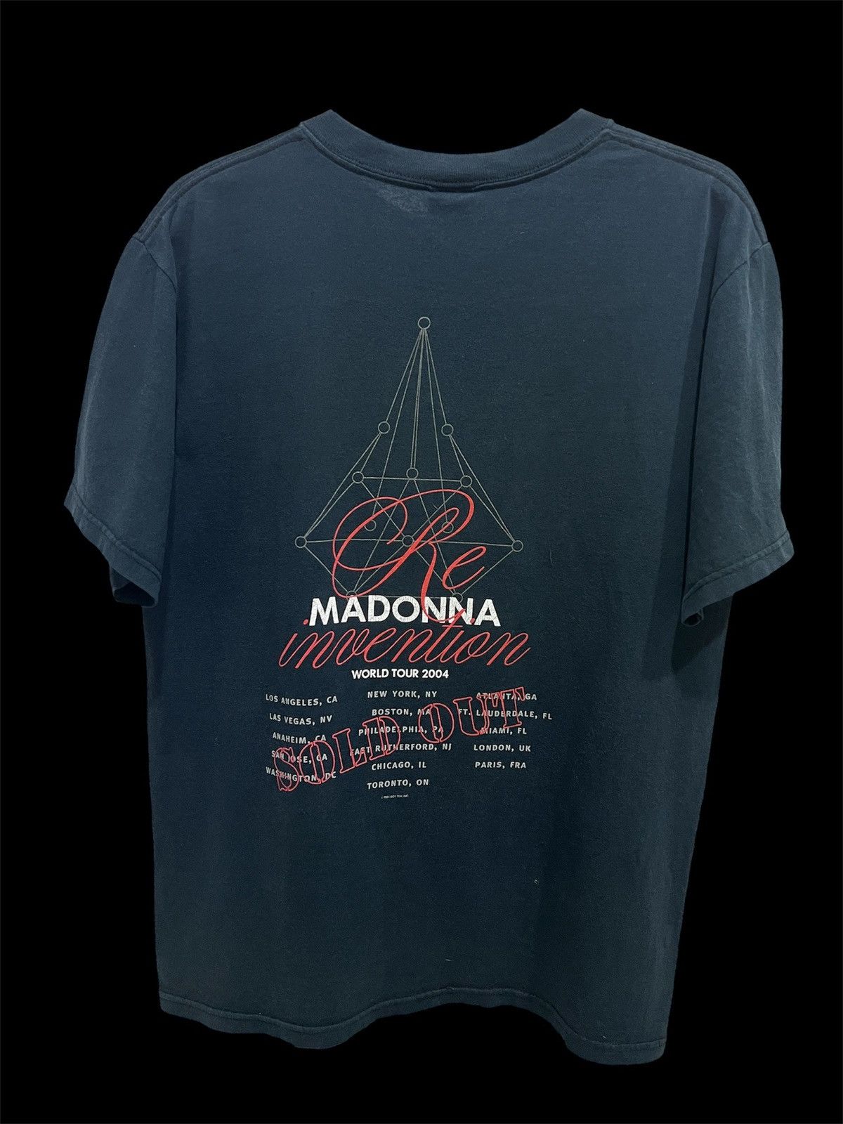 Band Tees Vintage 2004 Madonna Tour Promo Tee Faded Size US M / EU 48-50 / 2 - 2 Thumbnail