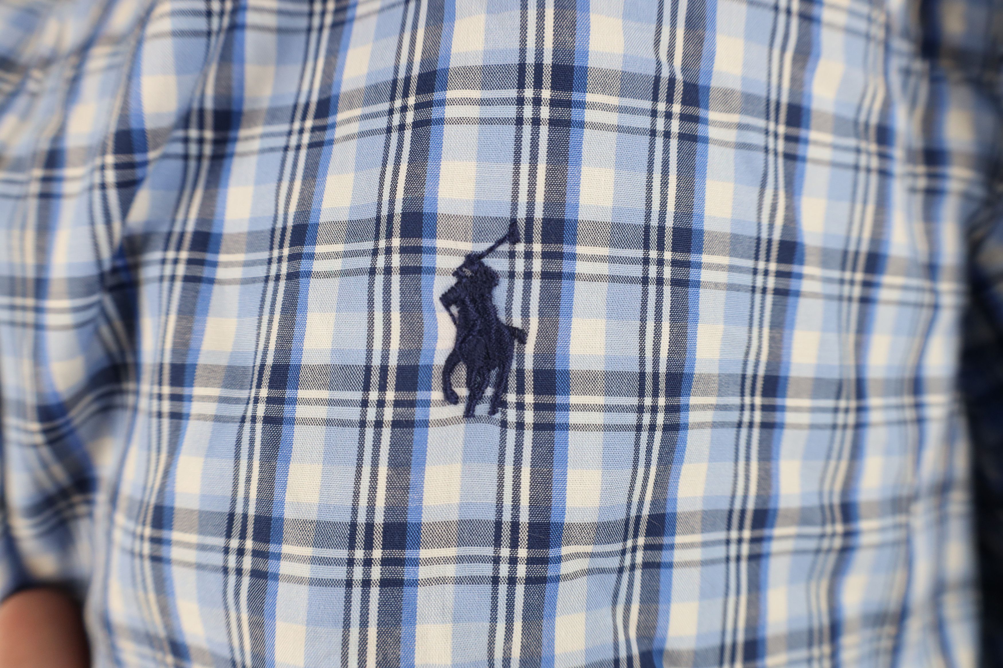 Ralph Lauren Ralph Lauren Collared Long Sleeve Button Shirt Blue Plaid Size US XL / EU 56 / 4 - 4 Thumbnail