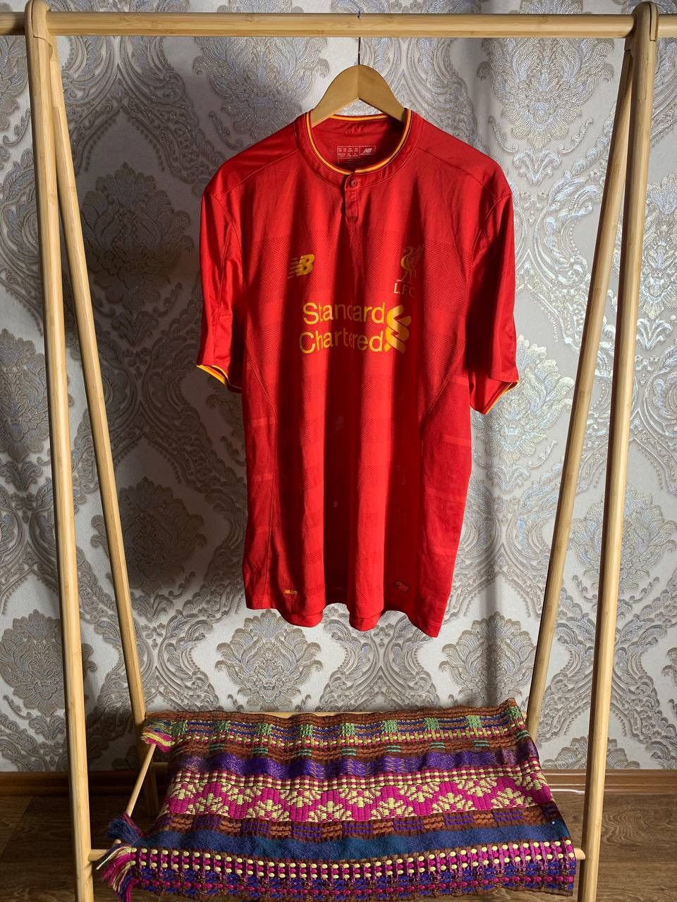 New Balance VINTAGE NEW BALANCE FC LIVERPOOL ENGLAND SOCCER JERSEY RETRO Size US XXL / EU 58 / 5 - 1 Thumbnail
