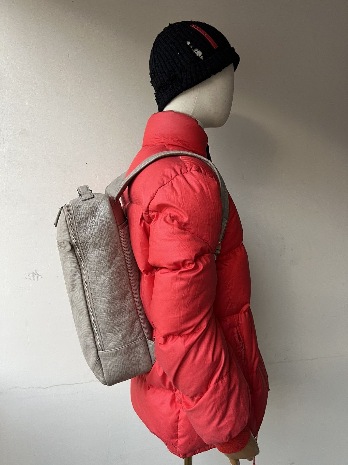 Leather Five Woods Japan Scratches Patina Leather Backpack Bag Size ONE SIZE - 4 Thumbnail
