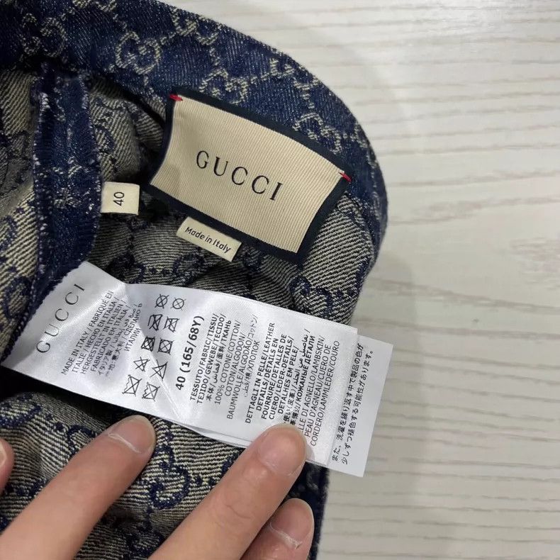 Gucci Gucci Blue printed denim shorts 2504-Nextarrow Size 26" / US 2 / IT 38 - 3 Thumbnail