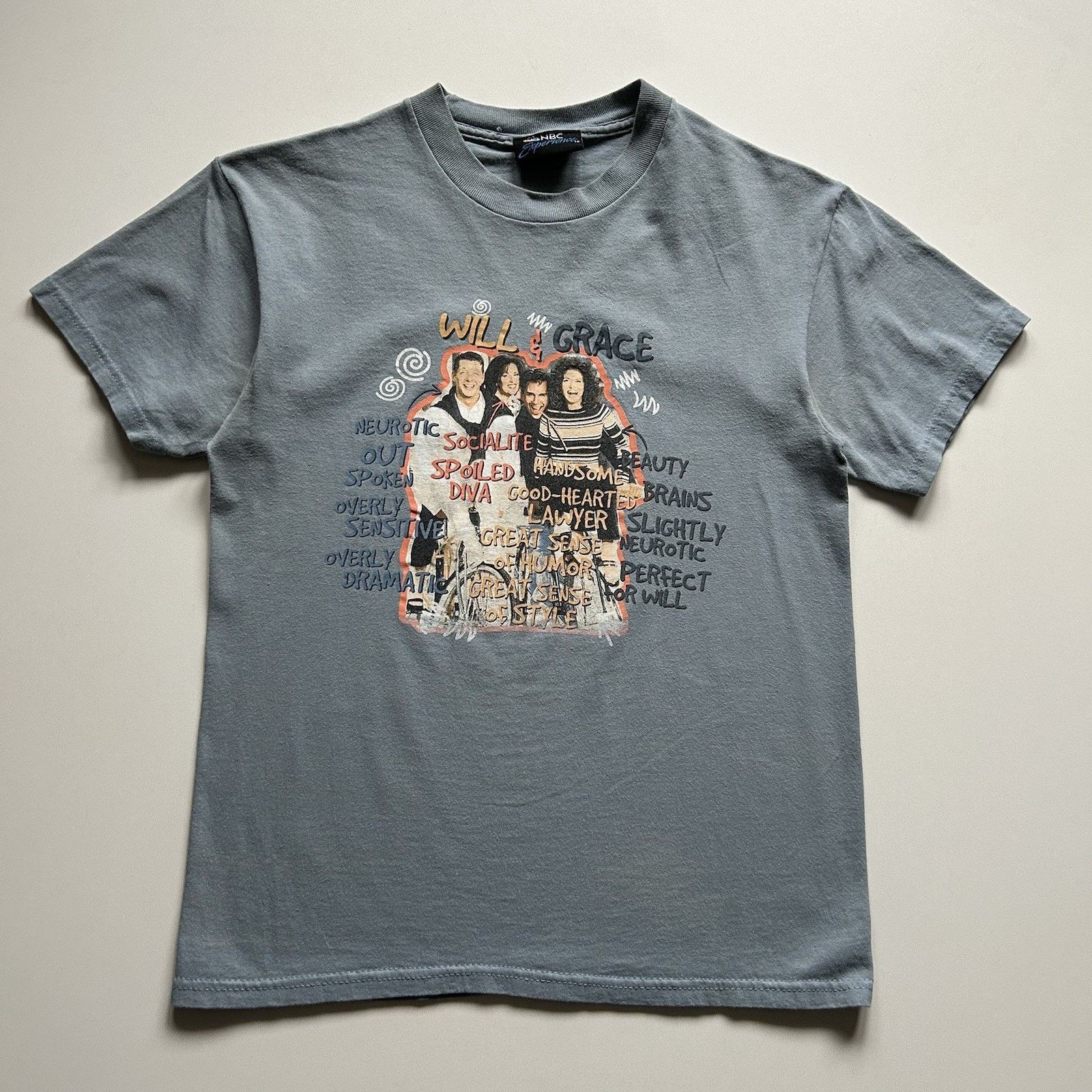 Vintage Vintage NBC Experience Will & Grace T-Shirt Size XS Y2K Rare Size US XS / EU 42 / 0 - 1 Thumbnail