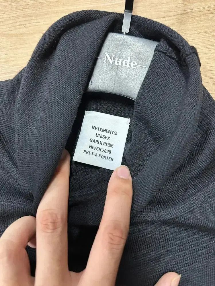 Vetements Vetements 19FW Warning Hign Neck Knitwear-2505 Size US M / EU 48-50 / 2 - 3 Thumbnail