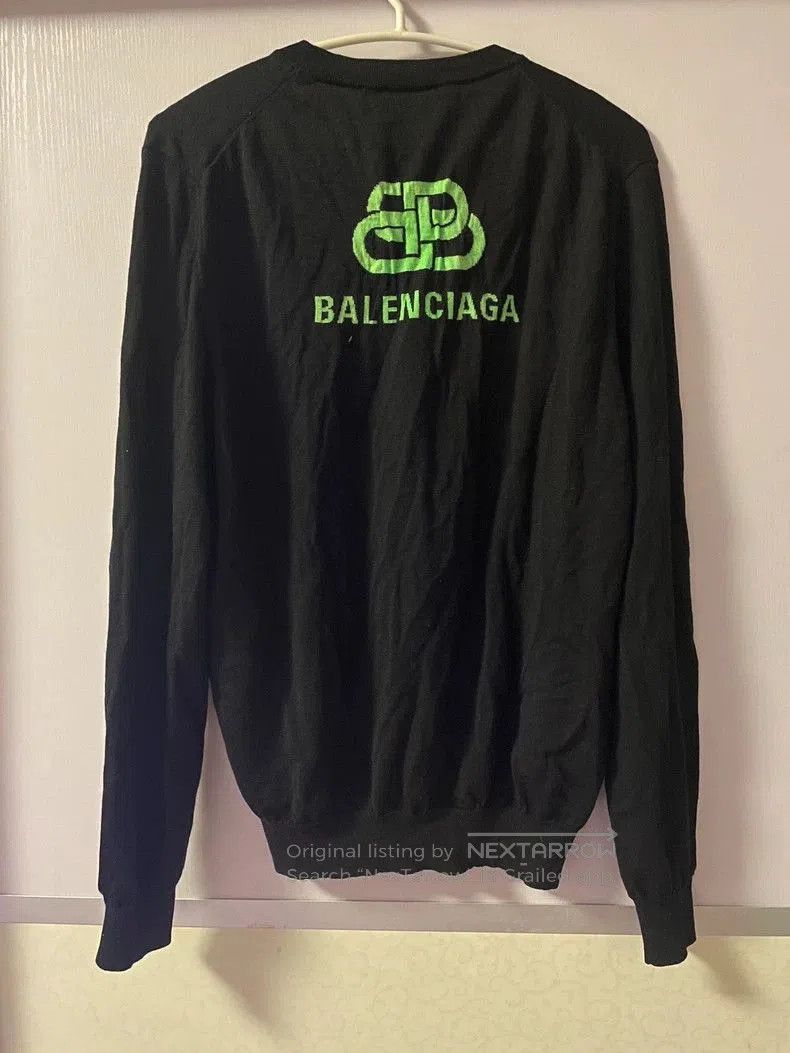 Balenciaga Balenciaga Black Wool Sweater Unisex. Size US M / EU 48-50 / 2 - 1 Thumbnail