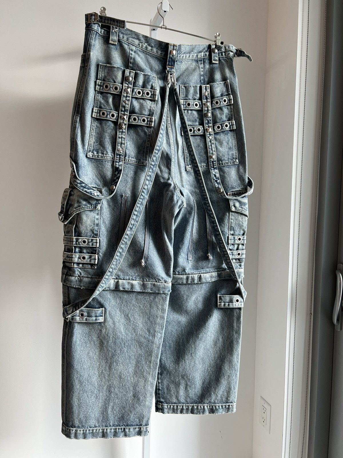Balenciaga BALENCIAGA SPRING 22 ‘CLONES’ RAVER BAGGY DENIM PANTS Size US 33 - 5 Thumbnail