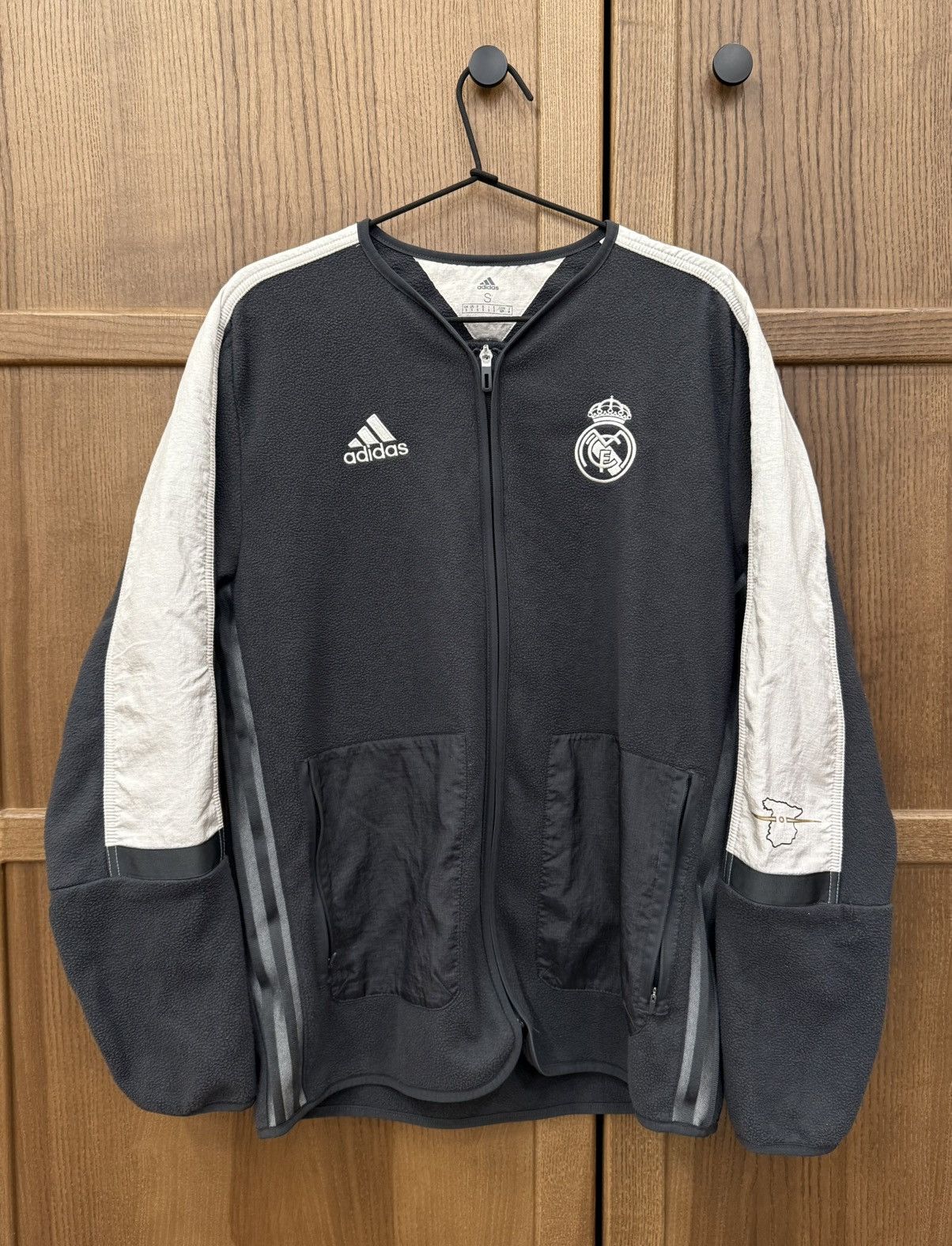 Adidas Adidas 2021 Real Madrid Football Soccer Fleece Jacket Size US S / EU 44-46 / 1 - 1 Thumbnail