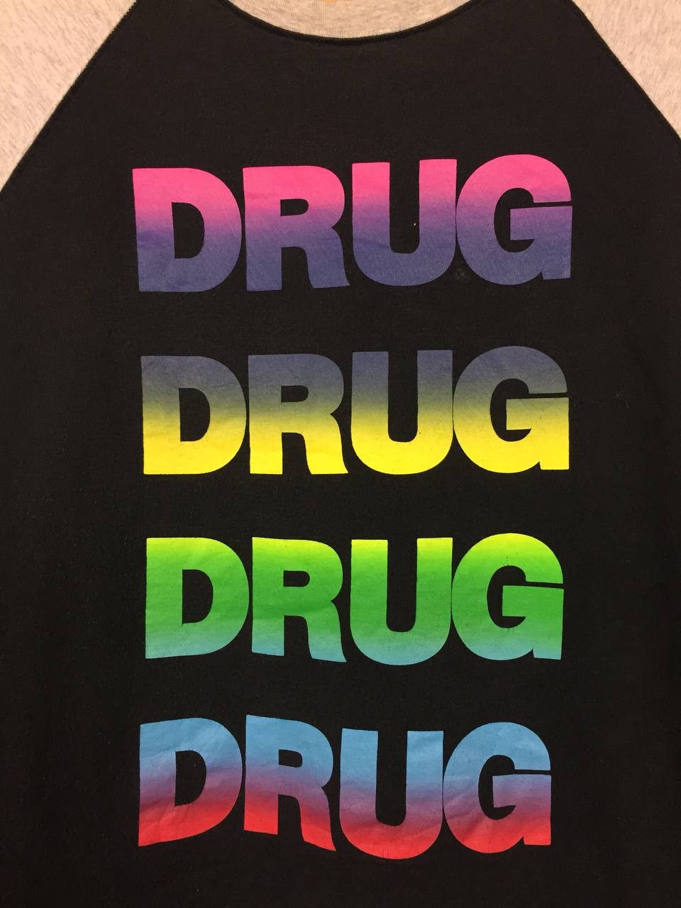 Japanese Brand Vtg Drug Store's Japanese Brand Spell Out Tee Size US L / EU 52-54 / 3 - 3 Thumbnail