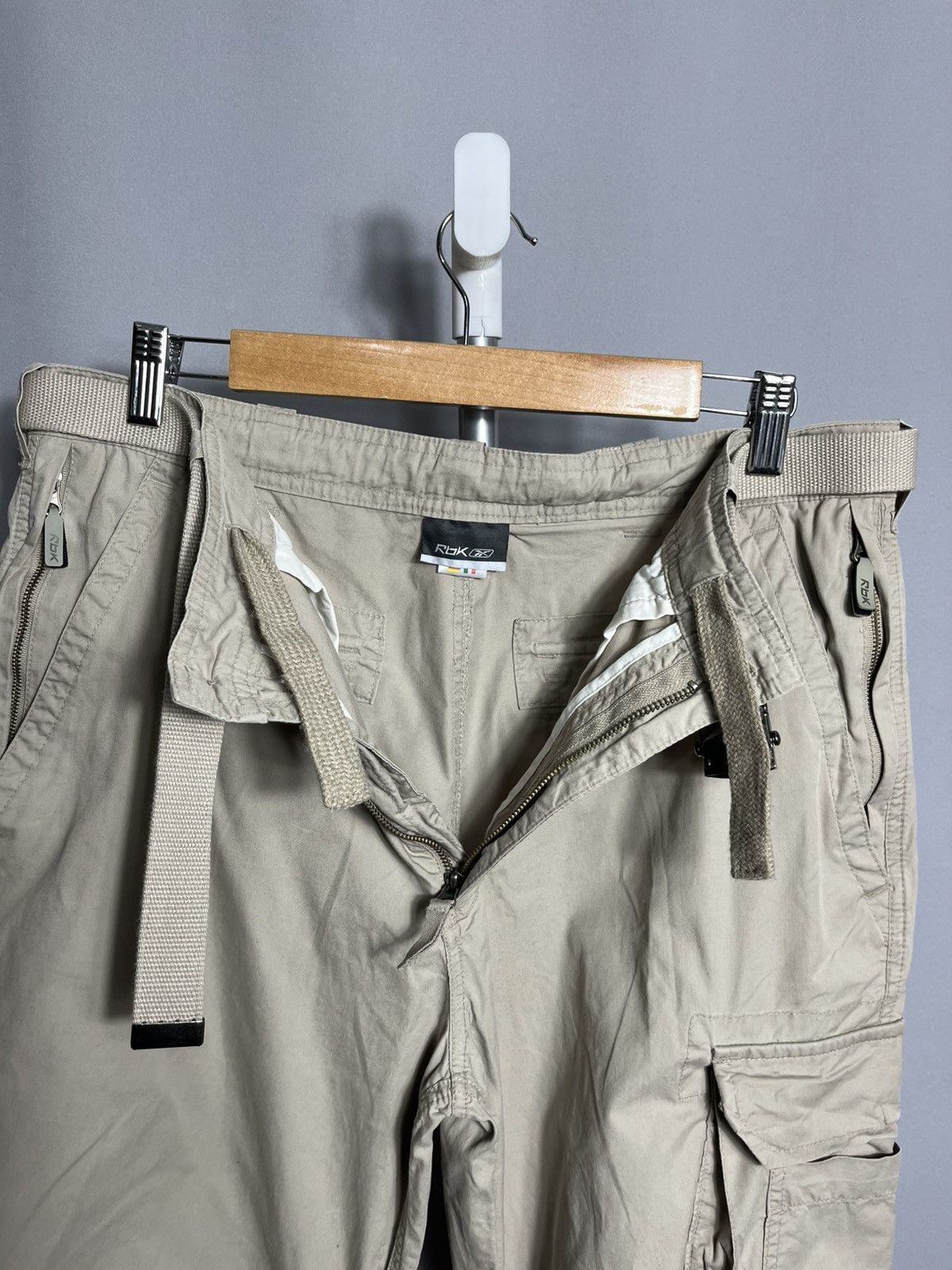 Reebok × Vintage Reebok military cargo pants men’s tactical beige cotton Size US 32 / EU 48 - 9 Thumbnail