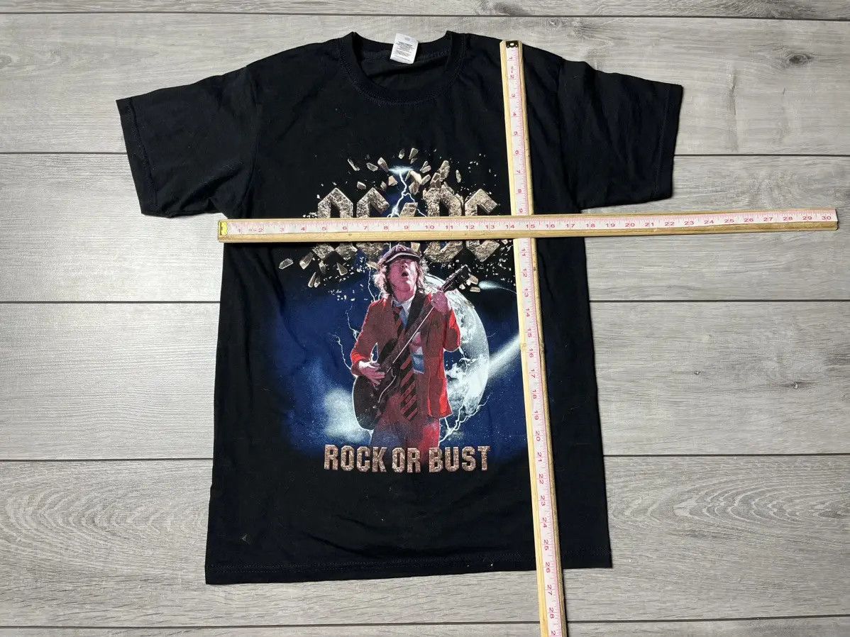 AC/DC Ac/dc T-shirt rock or bust band tee size Small Size US S / EU 44-46 / 1 - 5 Thumbnail