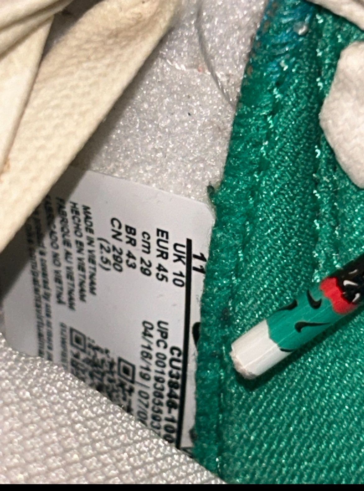 Nike Size 11 - Nike Ben-G x Dunk SB Low Lucid Green Worn With Box Size US 11 / EU 44 - 9 Thumbnail