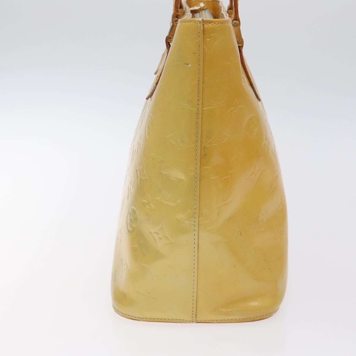 Louis Vuitton LOUIS VUITTON Monogram Vernis Houston Hand Bag Gris M91053 Size ONE SIZE - 4 Thumbnail