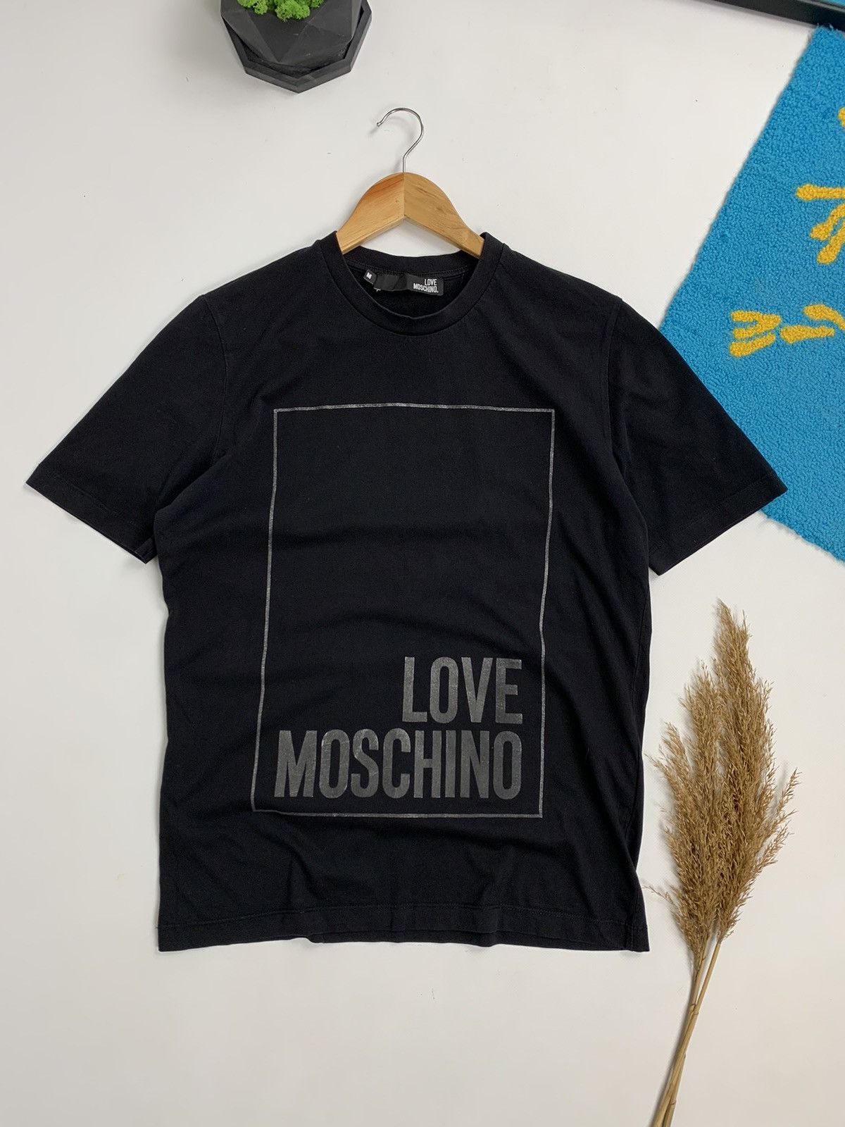 Designer × Moschino × Vintage Vintage Love Moschino Big Logo T-Shirt Size US M / EU 48-50 / 2 - 1 Thumbnail