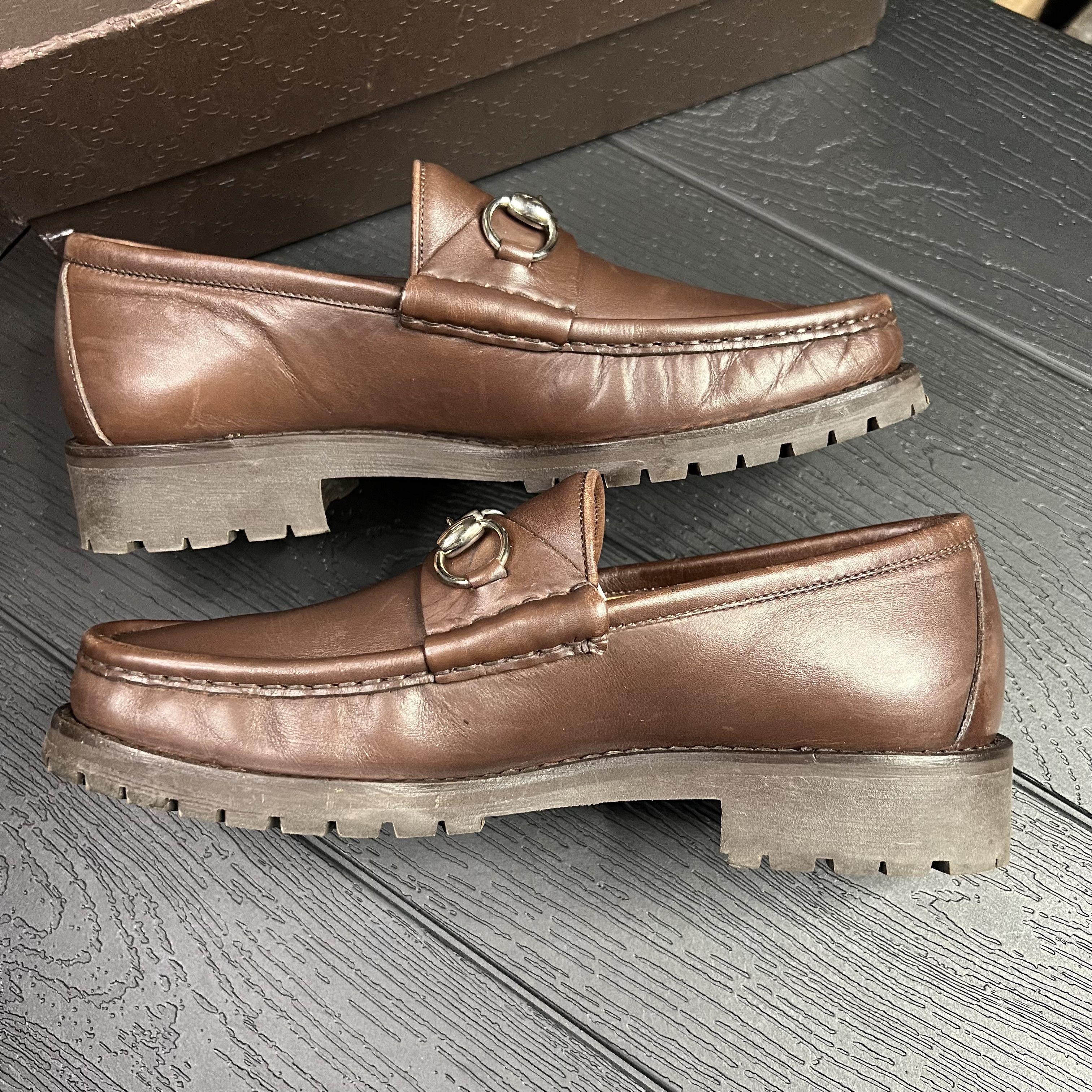 Gucci Gucci Horsebit Loafer Brown Size US 8 / EU 41 - 5 Thumbnail