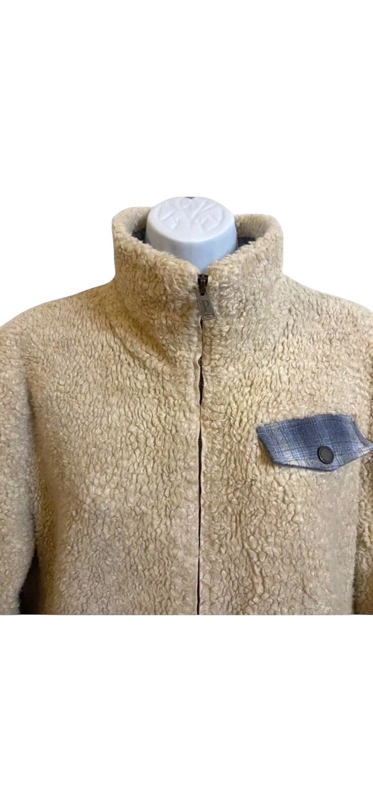 Pendleton Pendleton Women’s Wool Blend Jacket Size M Beige Size M / US 6-8 / IT 42-44 - 4 Thumbnail