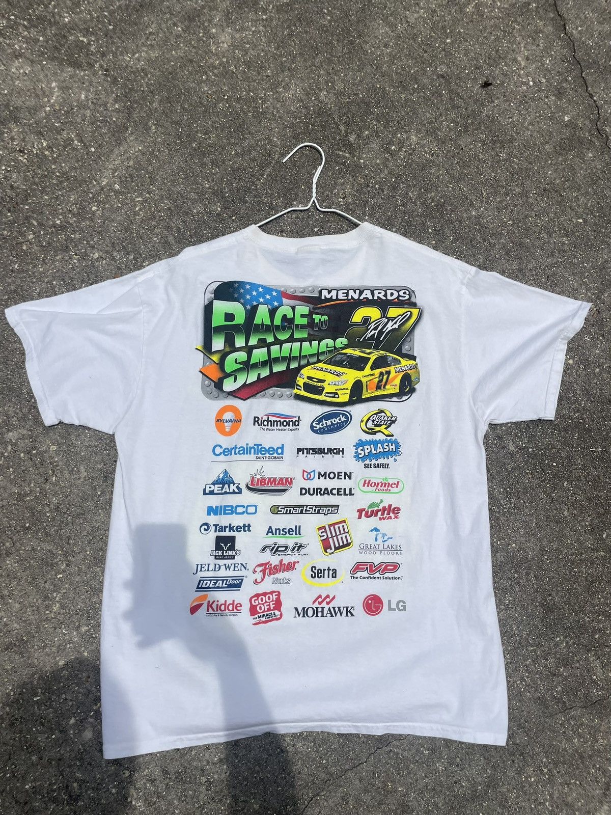 NASCAR Nascar Menards Tee vintage Size US L / EU 52-54 / 3 - 2 Thumbnail