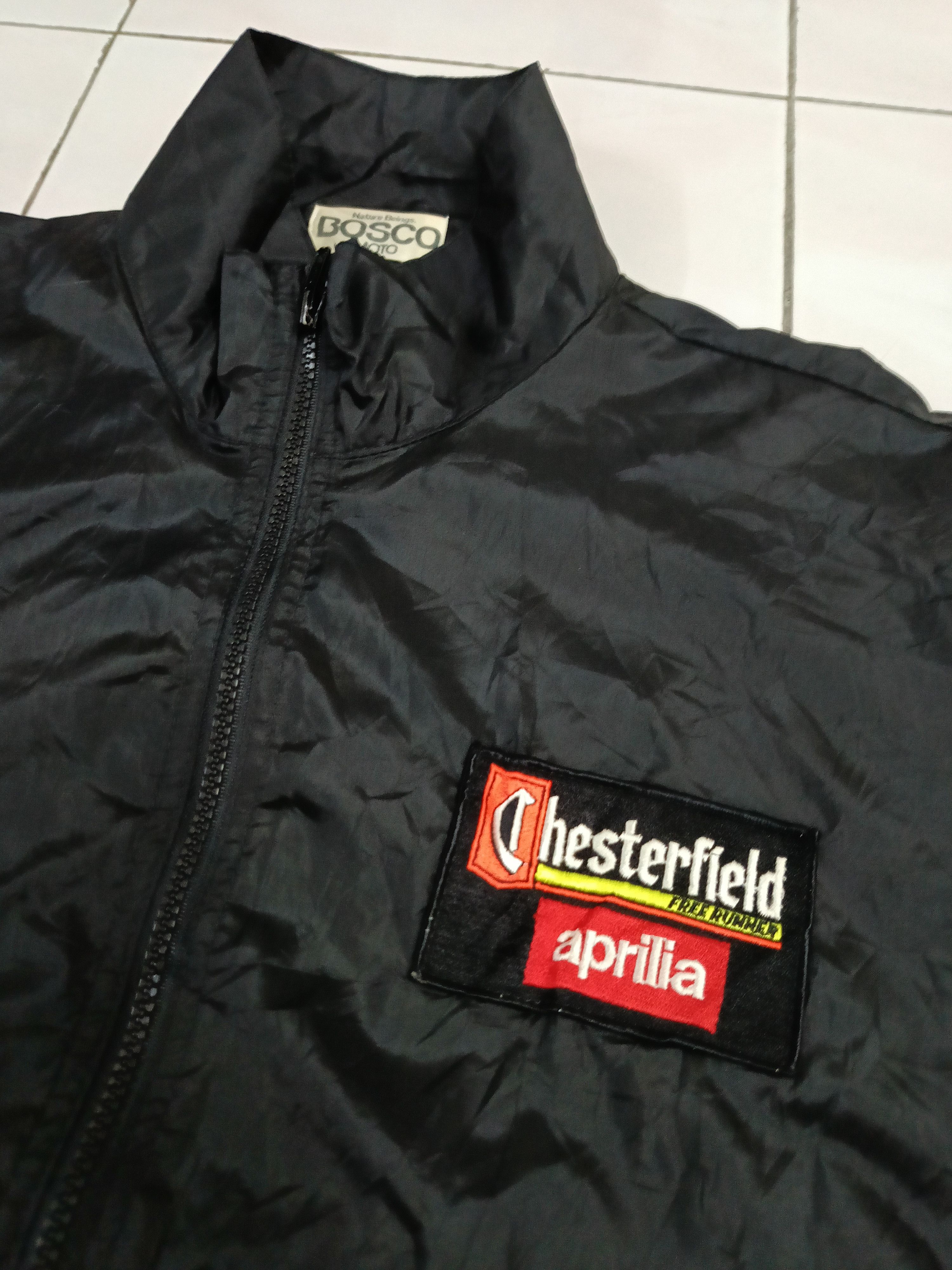 Vintage Vintage 90s Chesterfield Racing Aprilia Light Jacket Size US L / EU 52-54 / 3 - 7 Thumbnail