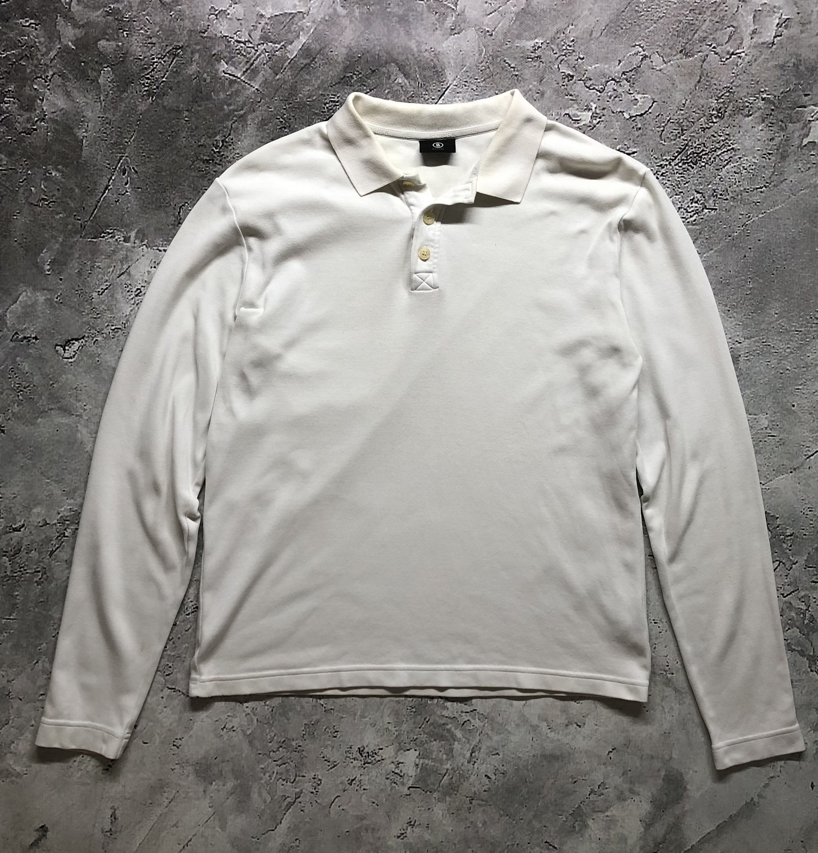 Bogner Bogner Vintage Pullover Polo Shirt Button Up Long Sleeve Size US L / EU 52-54 / 3 - 1 Thumbnail