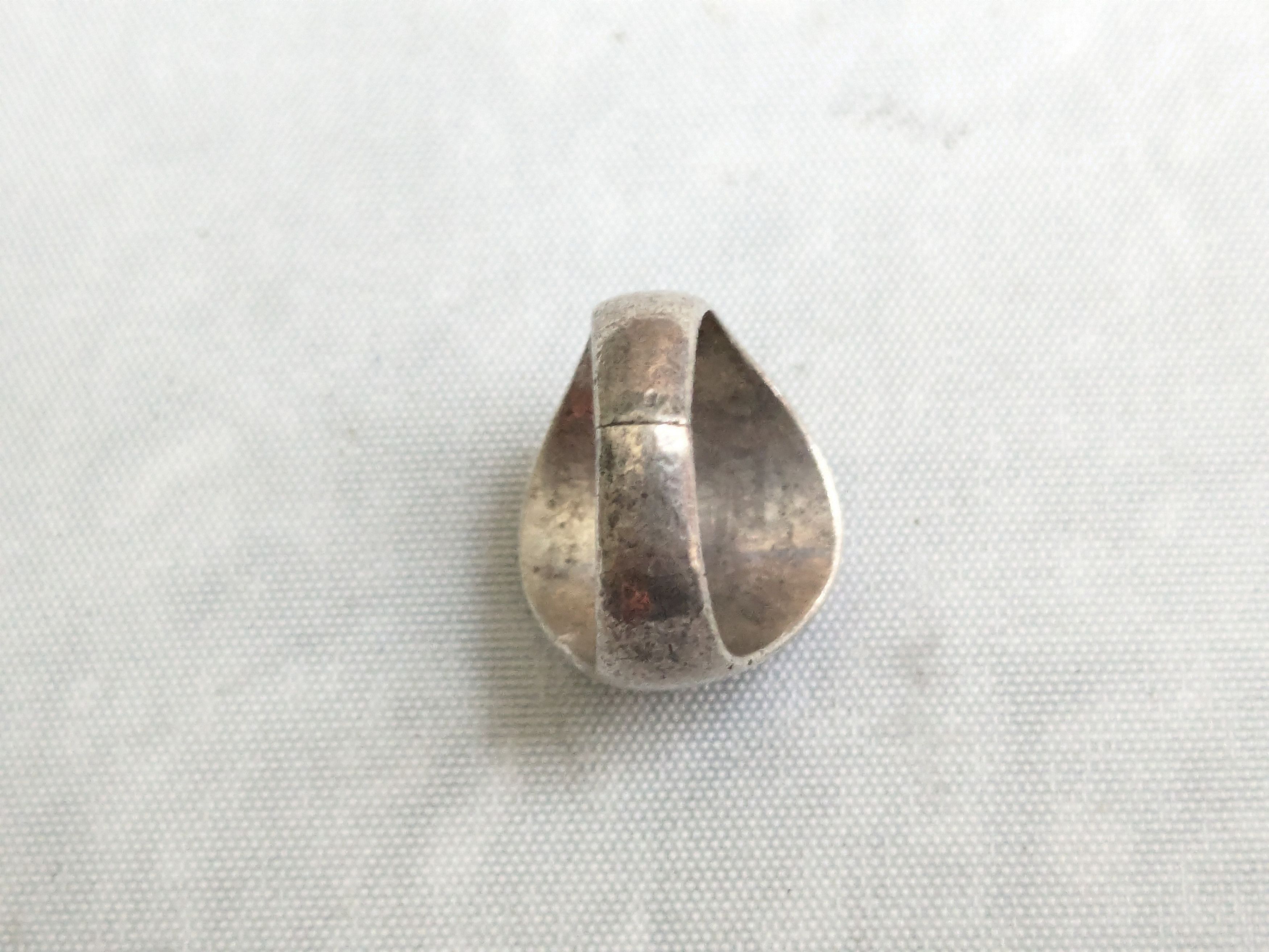 Jewelry Vintage Sterling Silver Ring Lapis Lazuli Oval Cabochon Blue Size ONE SIZE - 5 Thumbnail