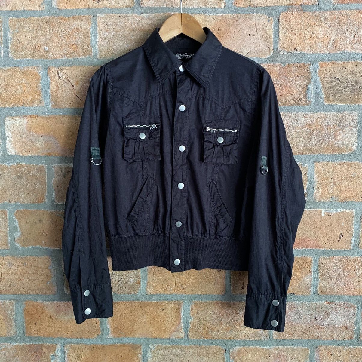 Designer × Japanese Brand Cryx punkY2K style pockets black shirt Size S / US 4 / IT 40 - 9 Thumbnail