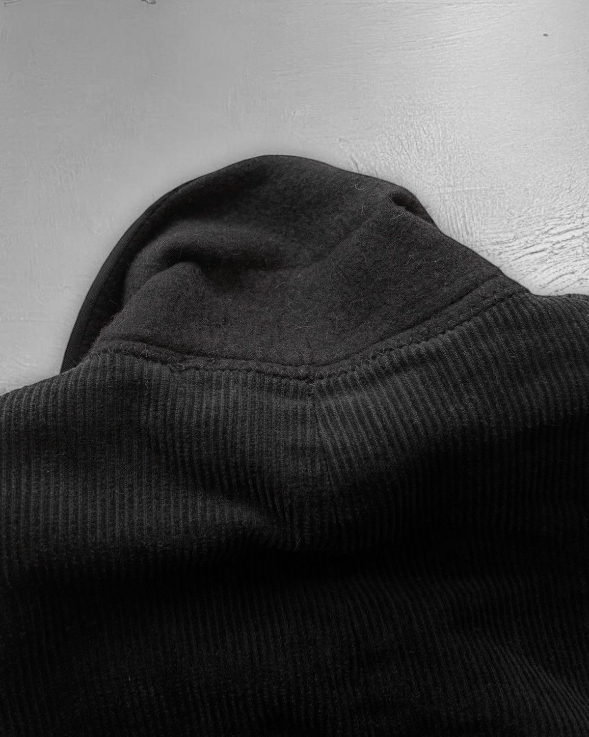 Veronique Branquinho Aw2004 Satin Lapel Corduroy Blazer Size 46R - 9 Thumbnail