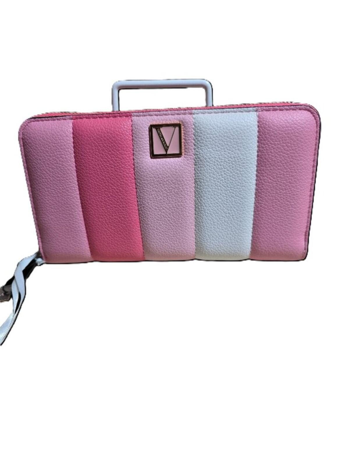 Other Victoria Secret Pink & White Striped Zip Around Wallet Size ONE SIZE - 1 Thumbnail
