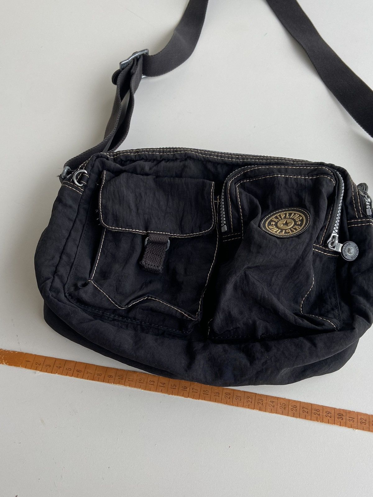 Japanese Brand × Vintage Kipling Vintage Messenger Y2K black Size ONE SIZE - 5 Thumbnail