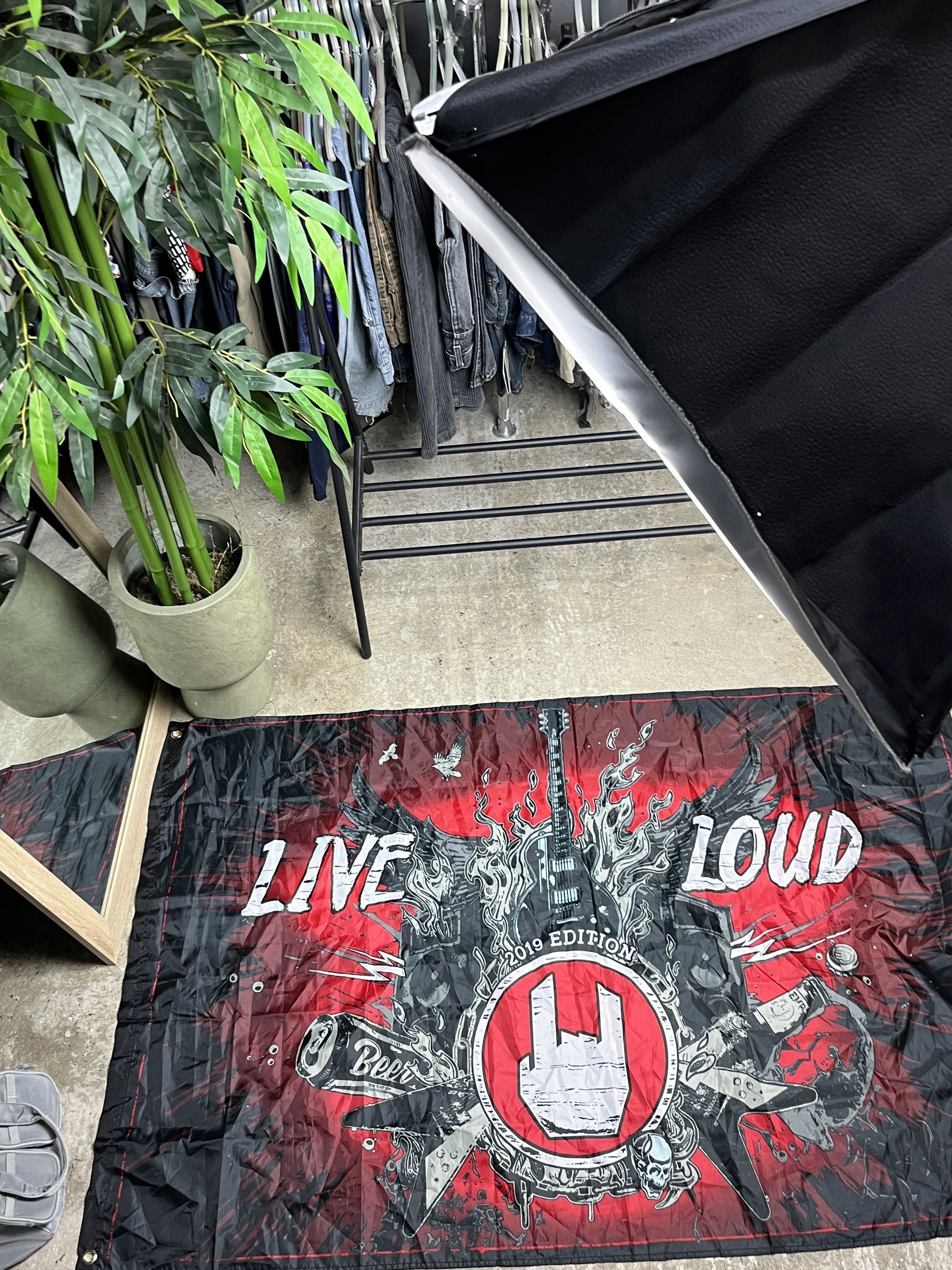 Vintage 2019 EMP LIVE LOUD ROCK BANNER - № 4509 Size ONE SIZE - 6 Thumbnail