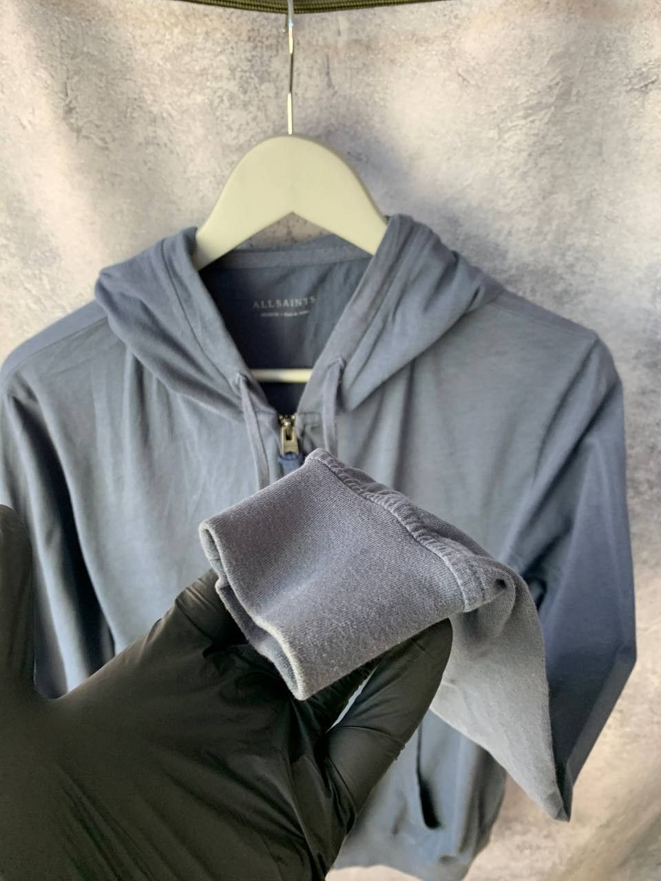 Allsaints AllSaints Hoodie Grey Full Zip Ram Casual Lightweight Size US M / EU 48-50 / 2 - 11 Thumbnail