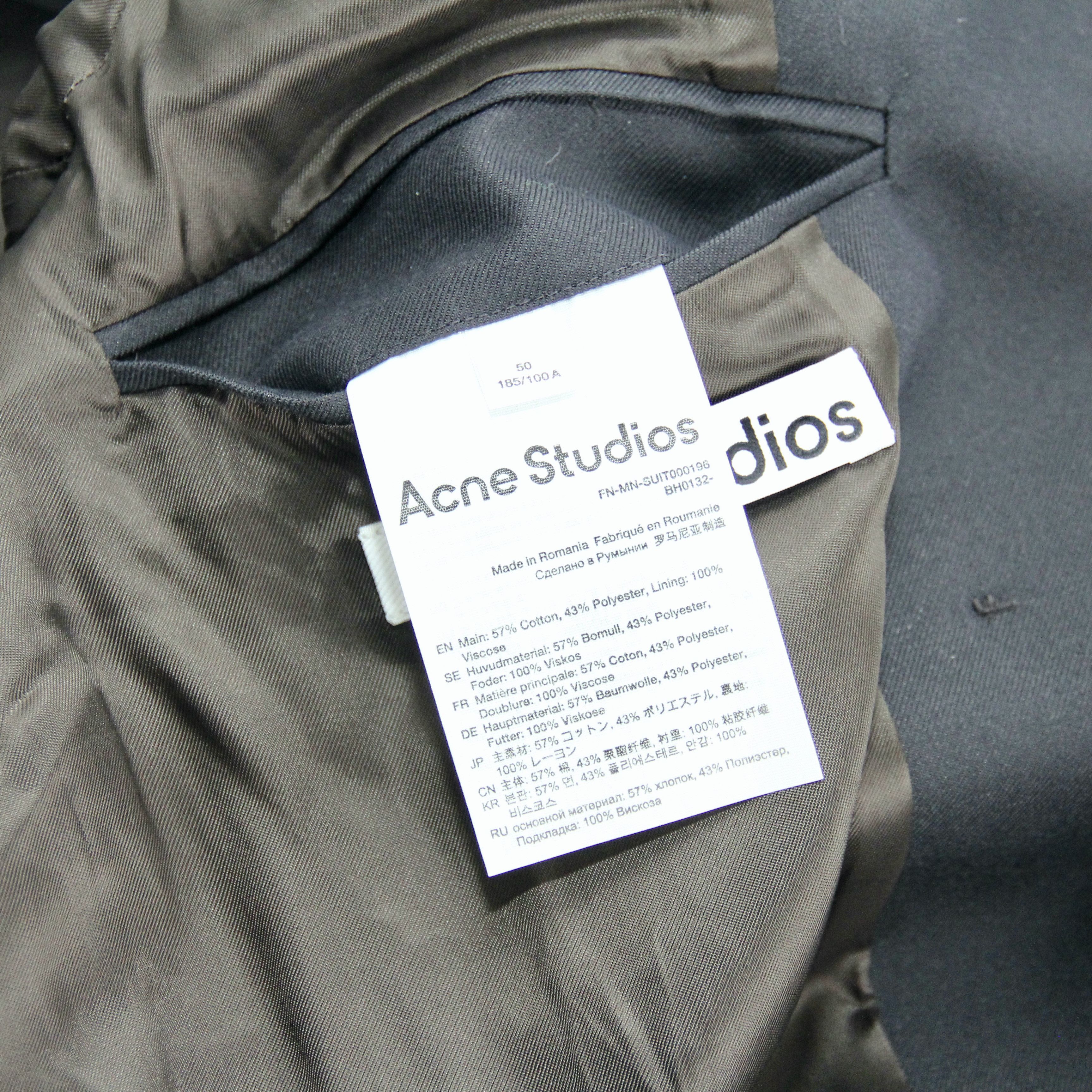 Acne Studios Acne Studios Double Breasted Blazer Size 50R - 11 Thumbnail