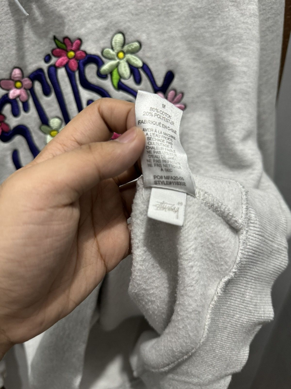 Stussy Stussy collegiate floral hoodie Size US M / EU 48-50 / 2 - 10 Thumbnail
